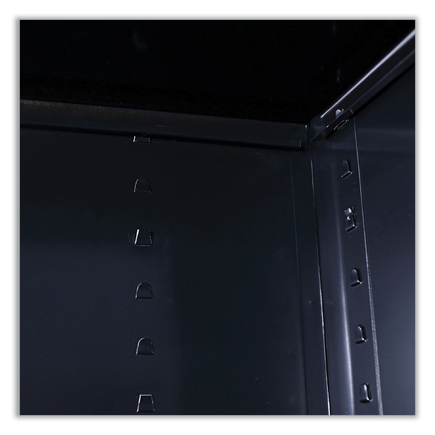 Alera Black Standard Assembled Storage Cabinet 36