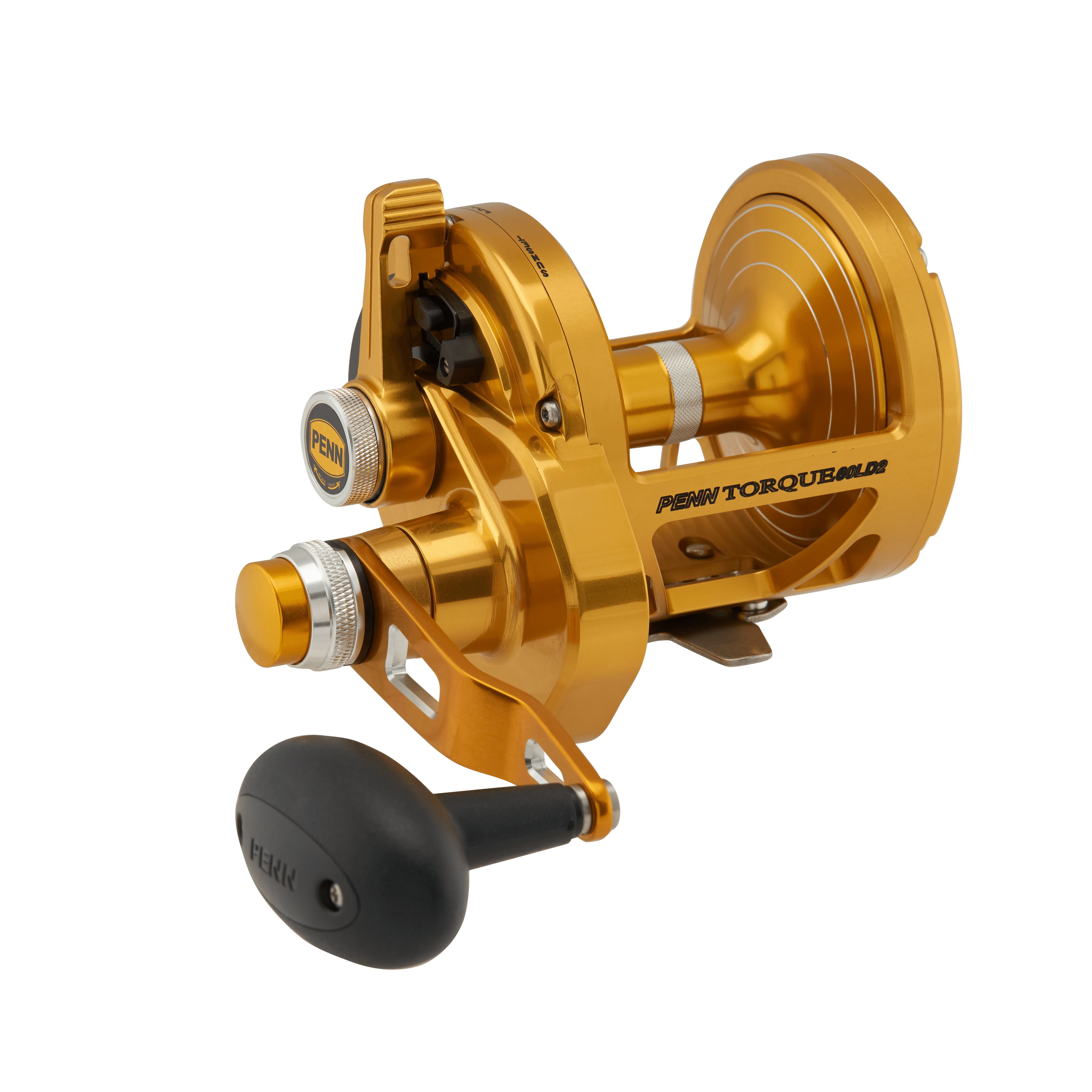 Penn Torque 2 Speed Lever Drag Fishing Reel - Saltwater & Freshwater Fishing Gear for Offshore, Inshore, and Sportfishing Adventures