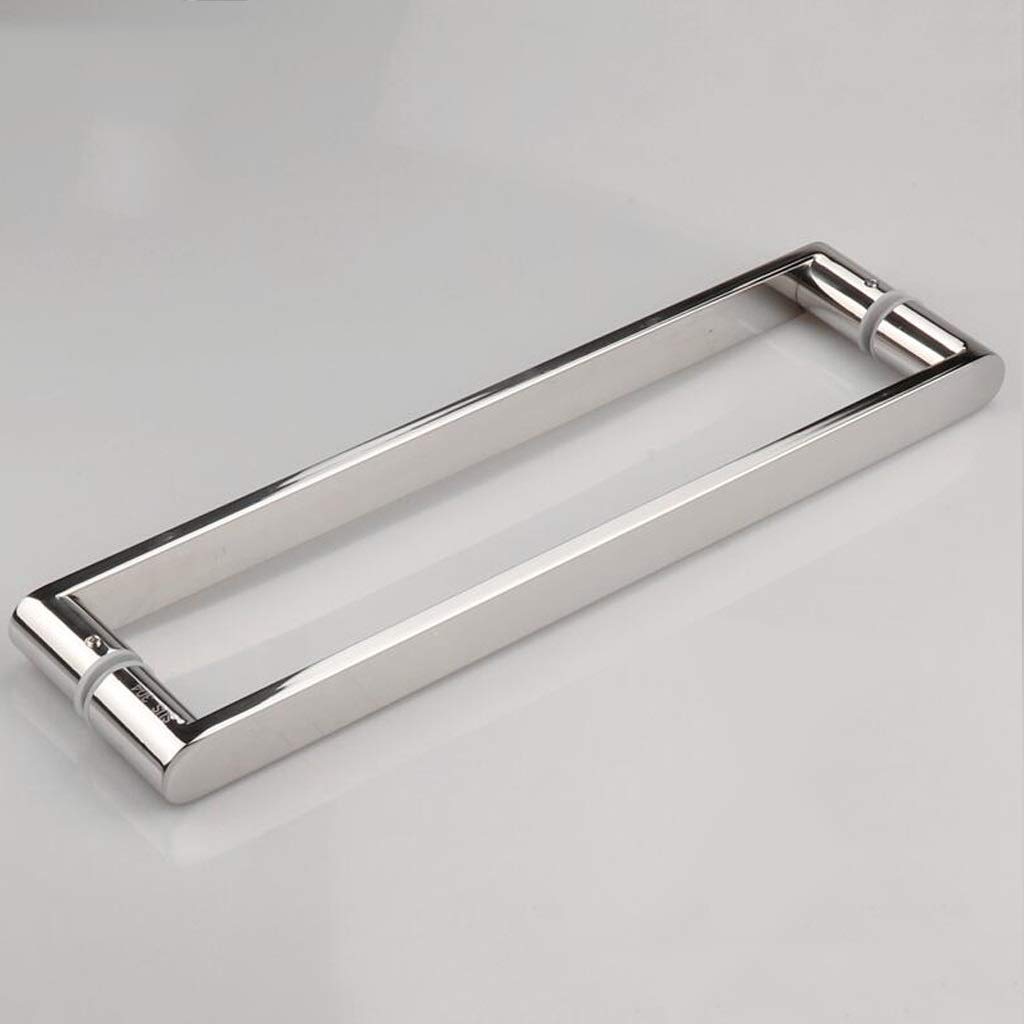Polished Chrome Shower Door Handles - 500mm Hole to Hole - Replacement Pull Knob Bar for Internal Glass Shower Doors - Perfect for Bathroom & Bath Upgrades - Easy Installation for Modern & Traditional Showers