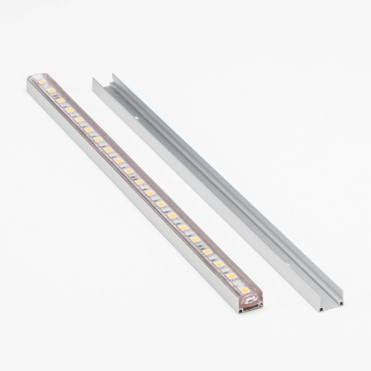 120V RGB LED Strip Lights with Aluminum U Channel - Dimmable Color Changing Light Strips for Home, Bedroom, Kitchen, Gaming Setup & DIY Projects