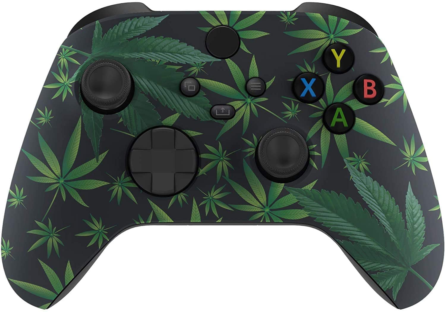Modded Wireless Controller for Xbox Series X/S & Xbox One - Enhanced for FPS Games with Rapid Fire, Dropshot & Akimbo Features | Perfect for Call of Duty, Fortnite & Battlefield Gaming Sessions (X/S Weeds)