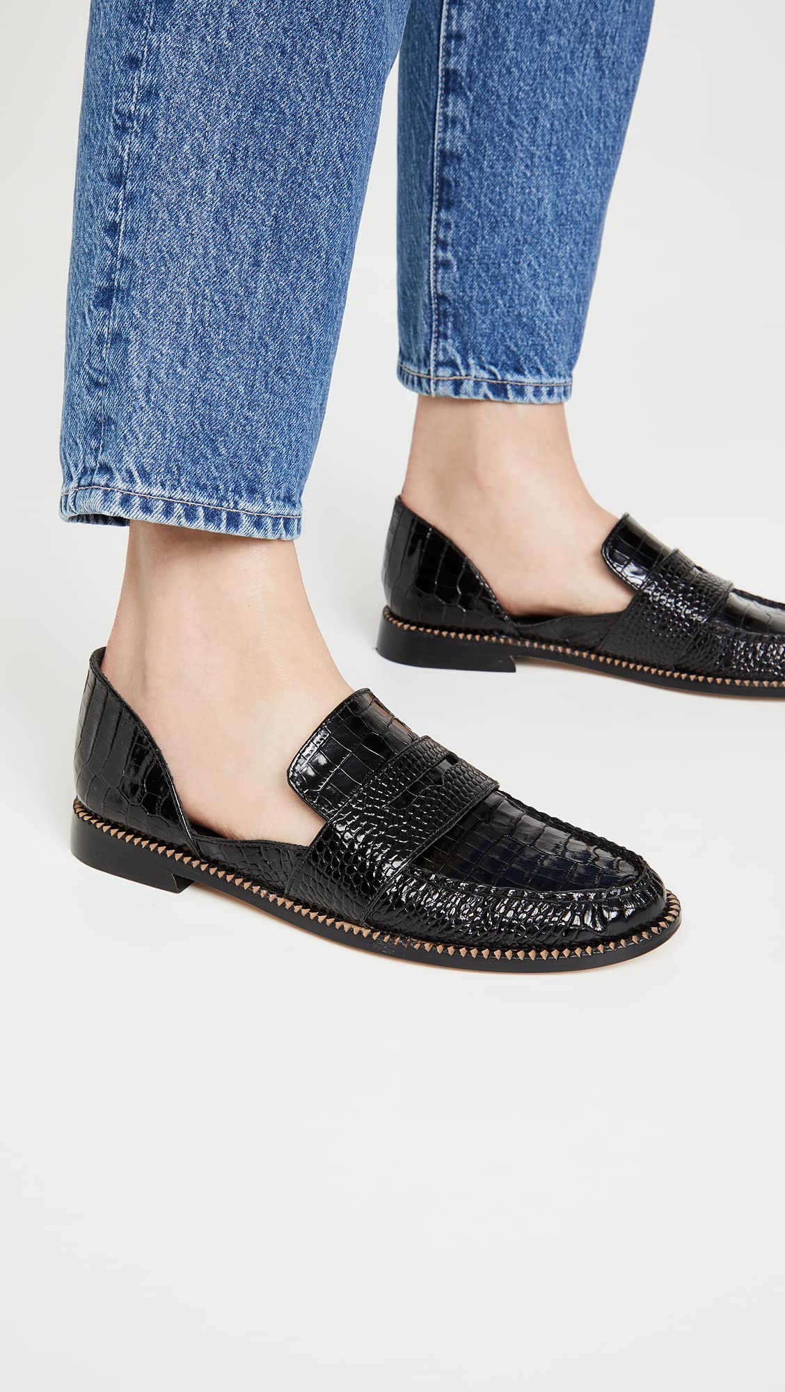 Women's Tash D'Orsay Loafers - Comfortable Slip-On Dress Shoes for Work & Casual Outfits | Office, Party & Everyday Wear