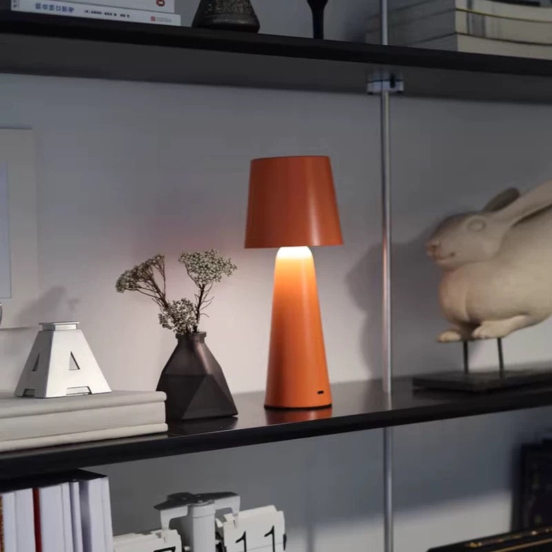Venus Table Lamp - Modern LED Nightstand Light with USB Port & Touch Control for Bedroom, Living Room, Office - Warm White & Cool White Adjustable Lighting