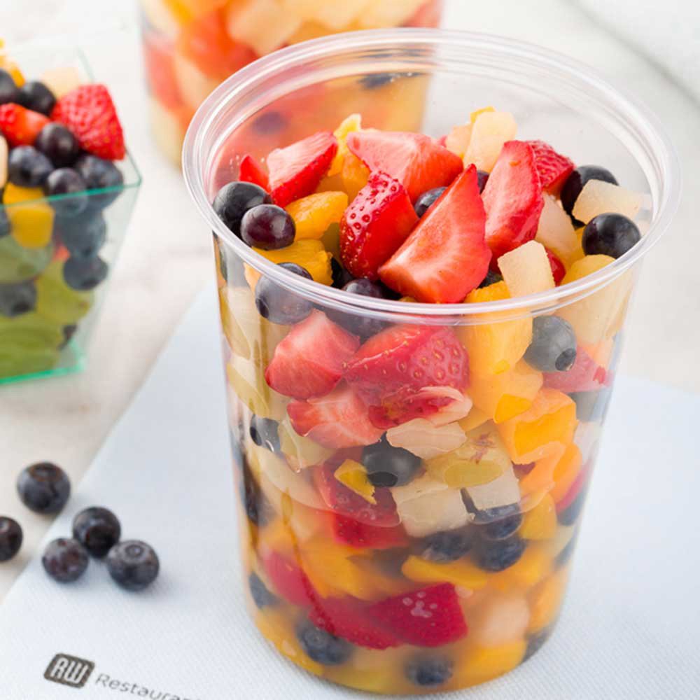 Restaurantware Basic Nature 32oz Deli Containers - 500 Pack Meal Prep Containers | BPA-Free PLA Plastic Disposable Food Storage | Perfect for Snacks, Salads, Desserts & Takeout | Microwave & Freezer Safe