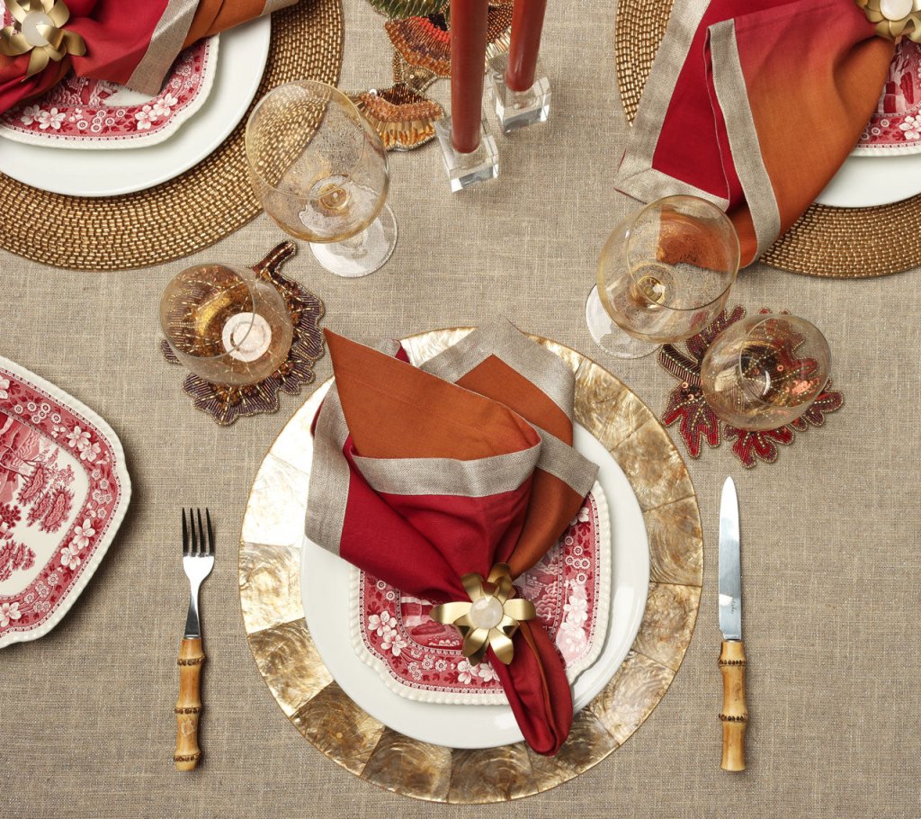 Elegant Natural & Silver Fringe Tablecloth - Perfect for Boho Weddings, Rustic Parties, and Farmhouse Dining Decor