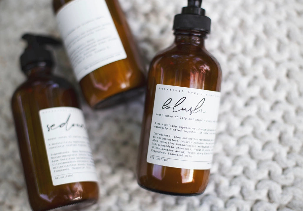 Blush Body Lotion with Lily & Amber Scent | Hydrating Moisturizer for Dry Skin | Perfect for Daily Use & Gift Giving
