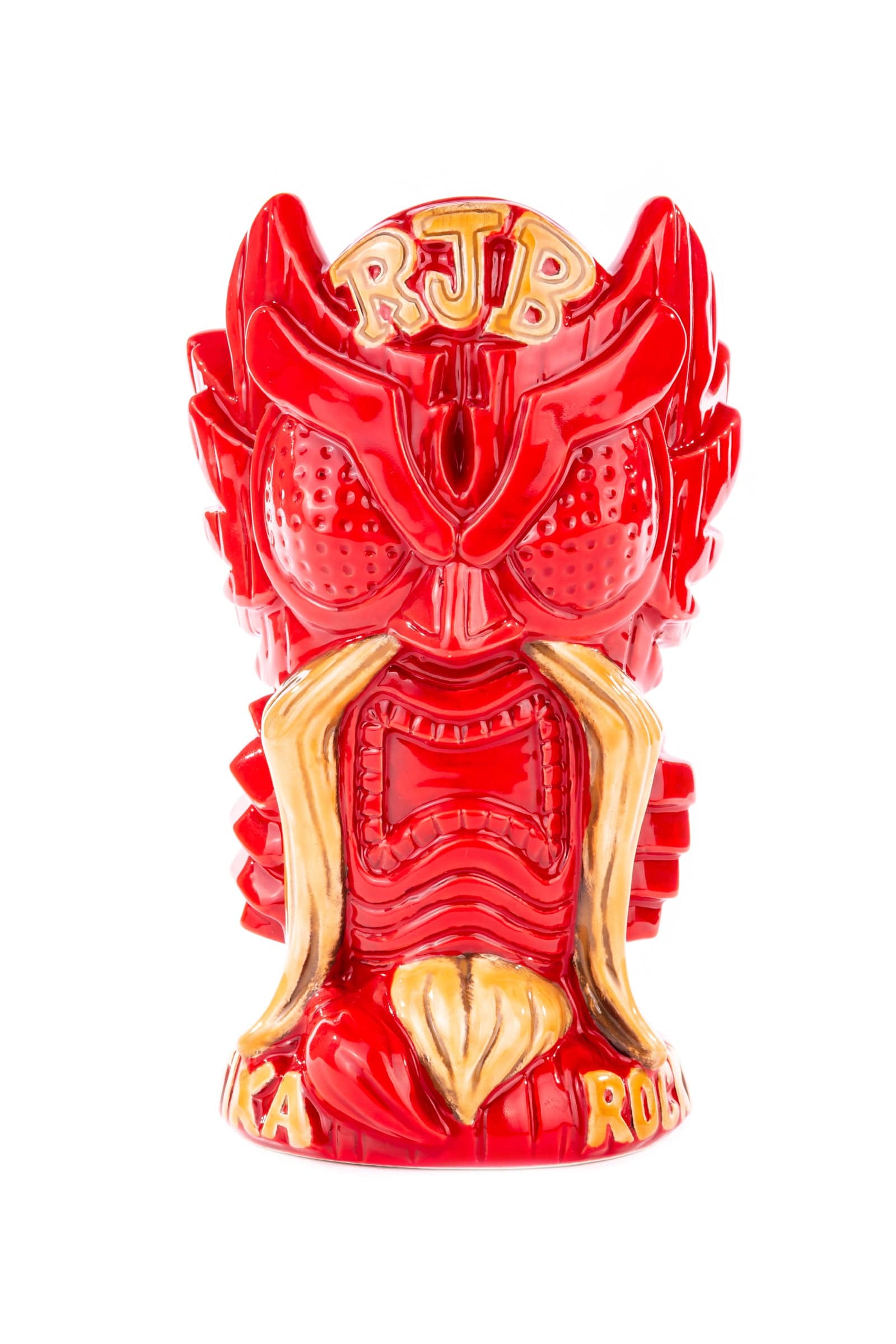 God Bird Man Tiki Mug - Handcrafted Ceramic Tropical Cocktail Cup for Exotic Drinks | Perfect for Luau Parties, Beach Bars & Tiki-Themed Decor