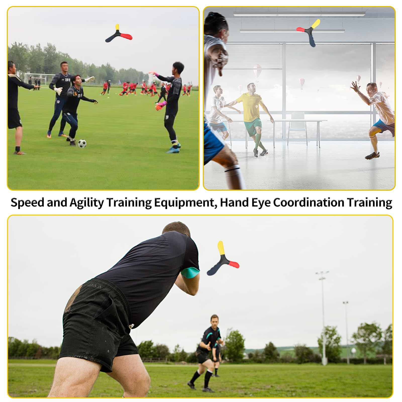 Hand Eye Coordination Training Equipment - Improve Reflex, Speed, Agility & Focus | Reaction Training Tools for Sports & Outdoor Activities | Perfect for Baseball, Basketball, Soccer & Fitness Enthusiasts