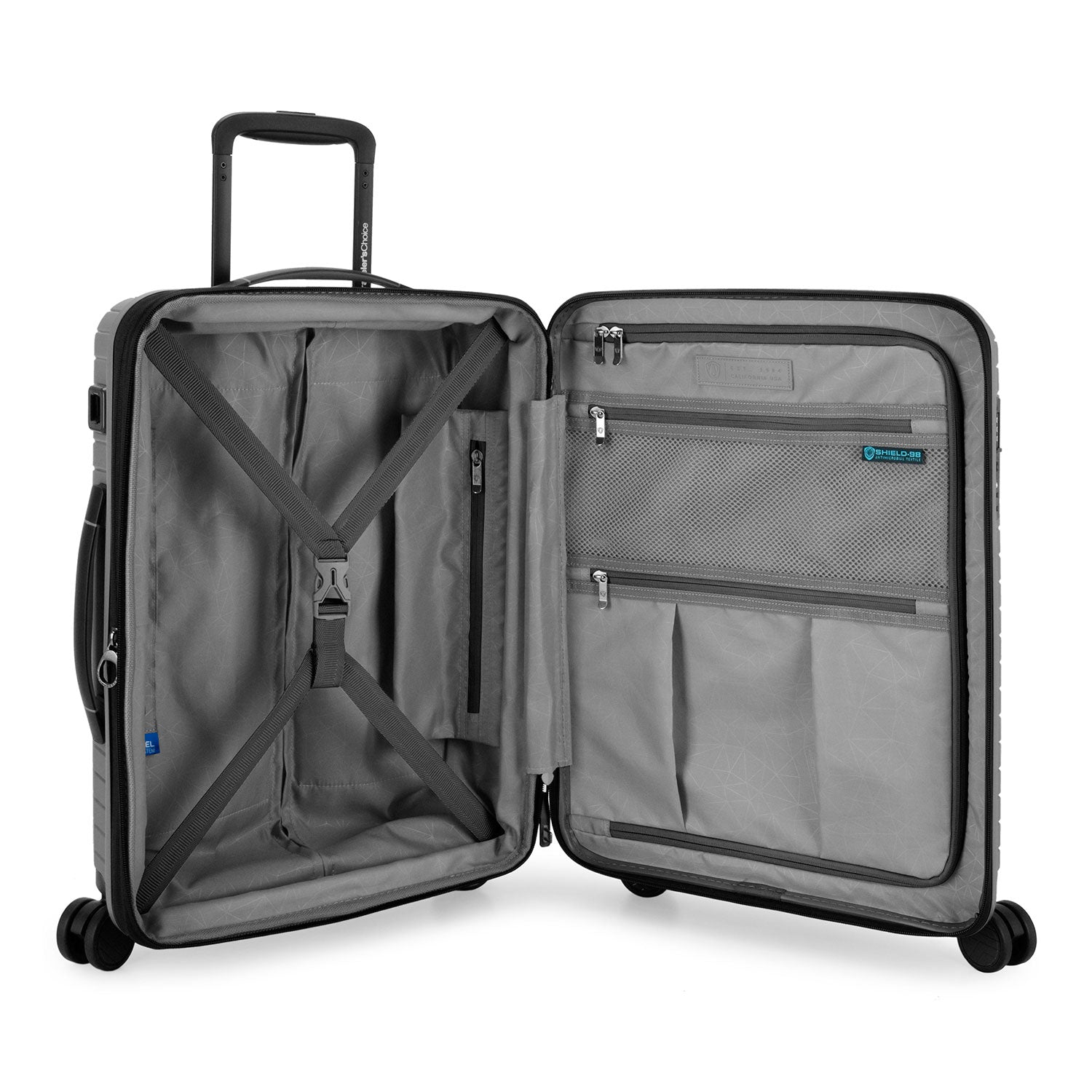 Vale 3-Piece Luggage Set with Spinner Wheels - Lightweight Expandable Suitcase for Travel, Carry-On & Checked Bag - Perfect for Business Trips, Vacations & Family Holidays