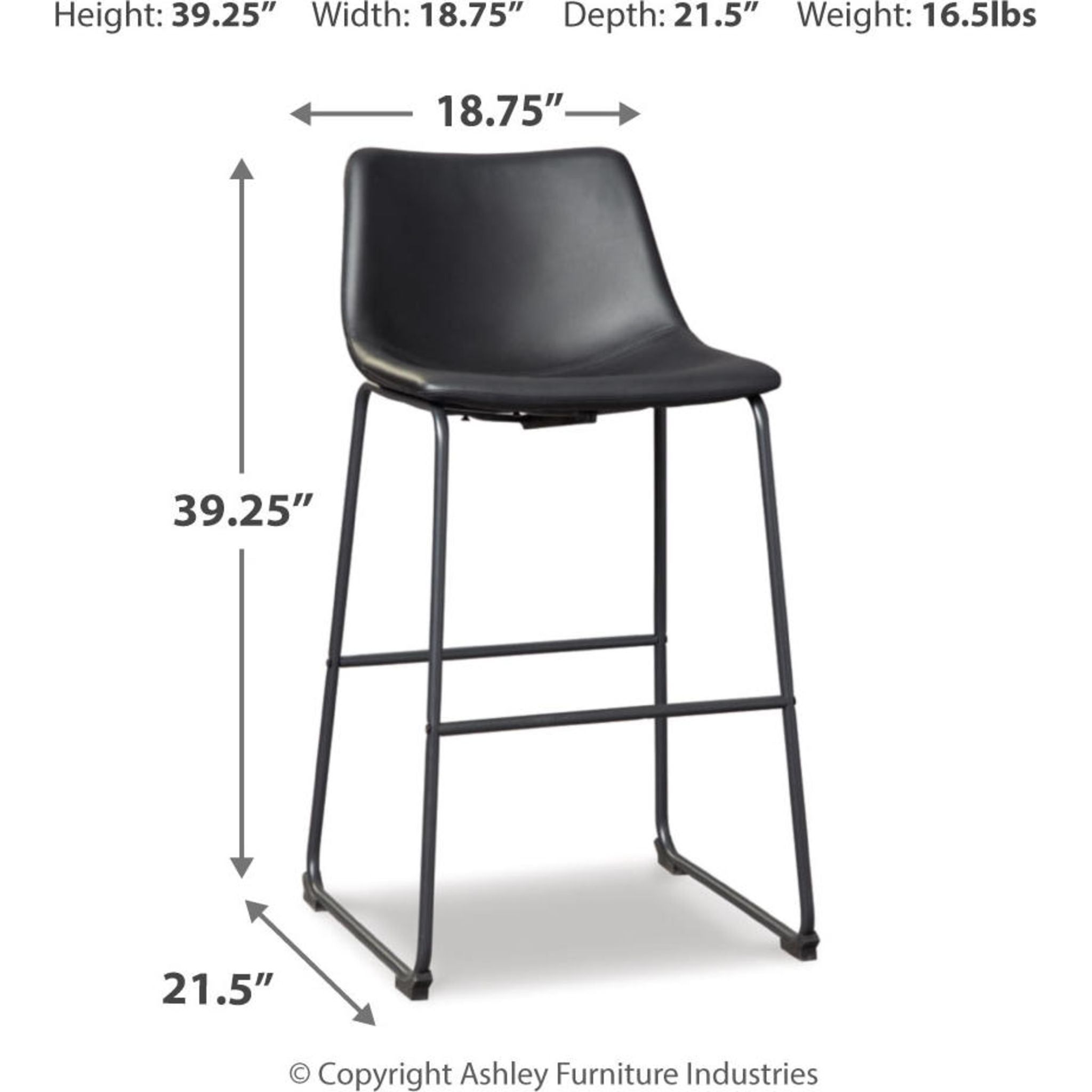 Centiar Bar Height Stool - Adjustable 24