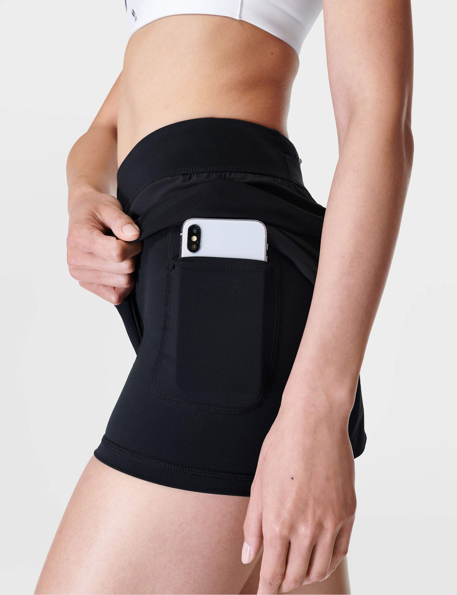 Tempo Run Shorts for Men & Women - Lightweight, Breathable & Quick-Dry Running Shorts in Black - Perfect for Jogging, Gym Workouts & Outdoor Activities