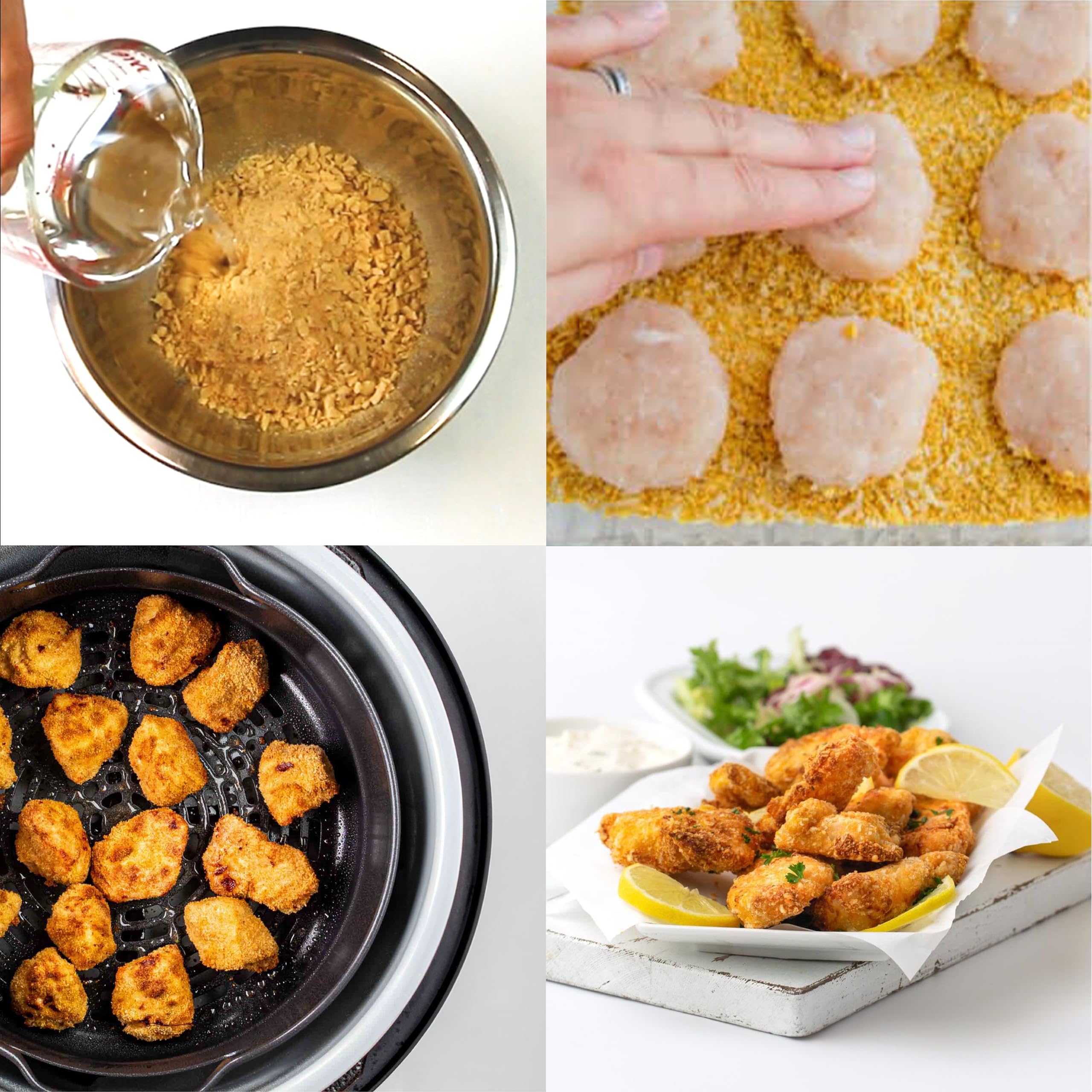 Earth Bound Vegan Plant-Based Chicken Nuggets - High Protein, Shelf-Stable, Halal & Kosher Certified, No Preservatives or Artificial Colors, 13.8g Protein Per Serving - Perfect for Vegan Meals, Meal Prep & Healthy Snacking