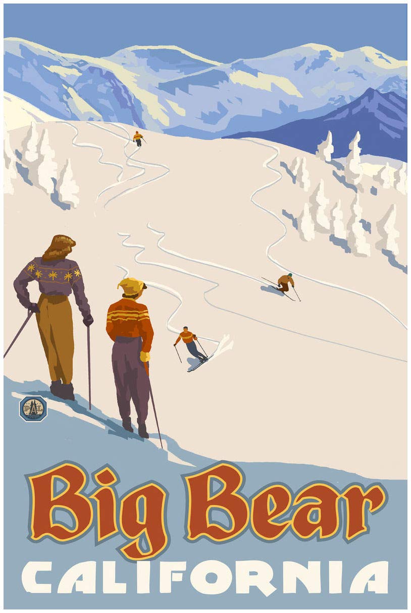Big Bear California Giclee Art Print Poster - 30