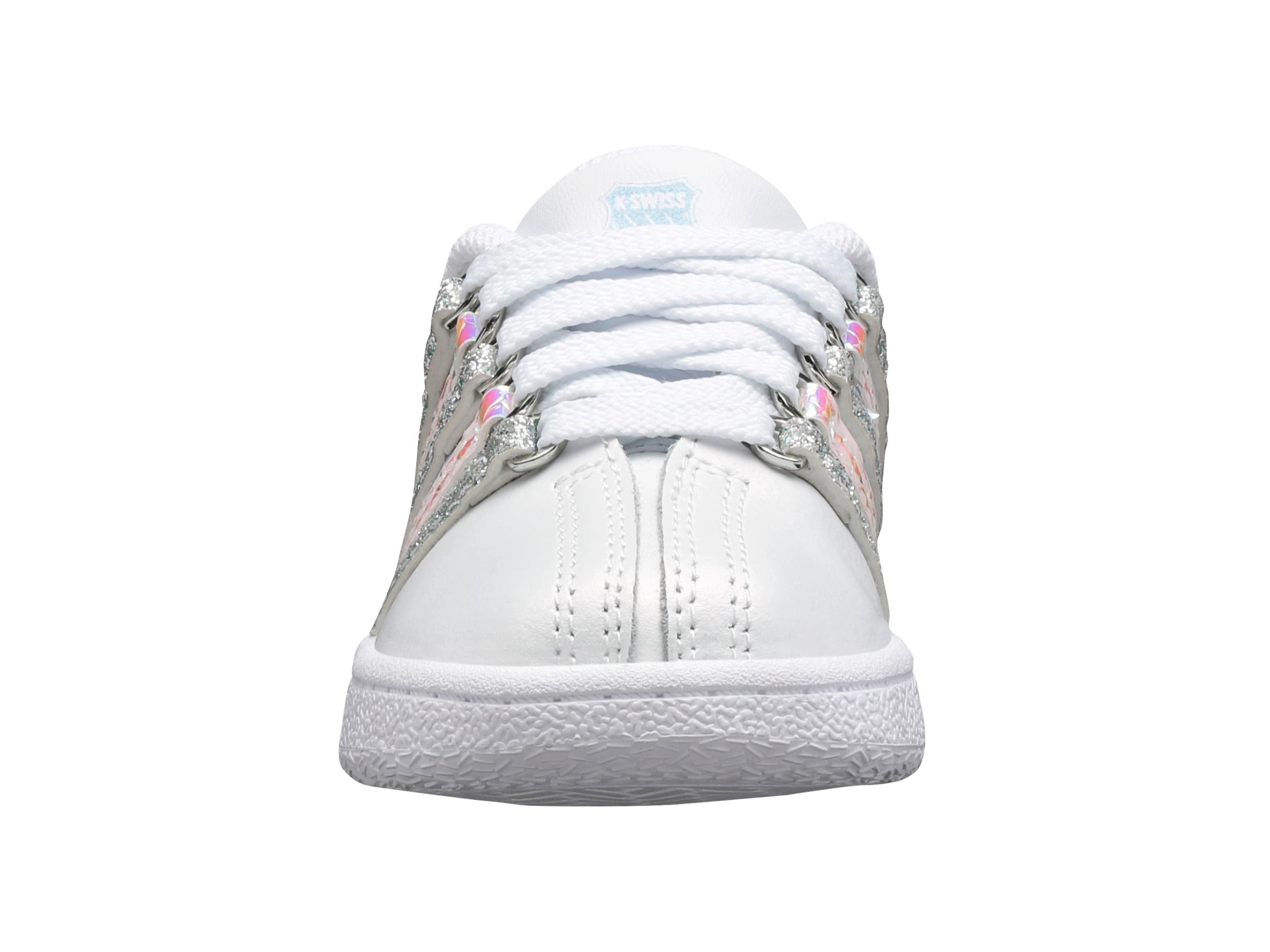 Classic VN Sneakers in White/Sparkling Mermaid - Comfortable & Stylish Women's Shoes for Casual Wear, Running, and Gym Workouts