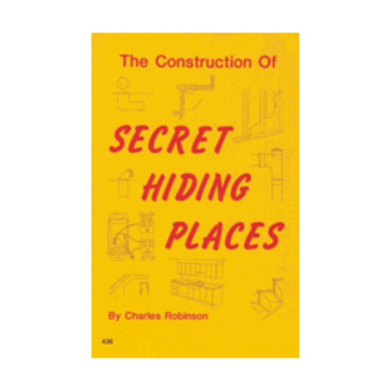 Secret Hiding Places Construction Guide - DIY Hidden Storage & Concealment Solutions for Home Security, Survival Prepping & Privacy Protection | Perfect for Emergency Preparedness, Valuables Storage & Kids Play Areas