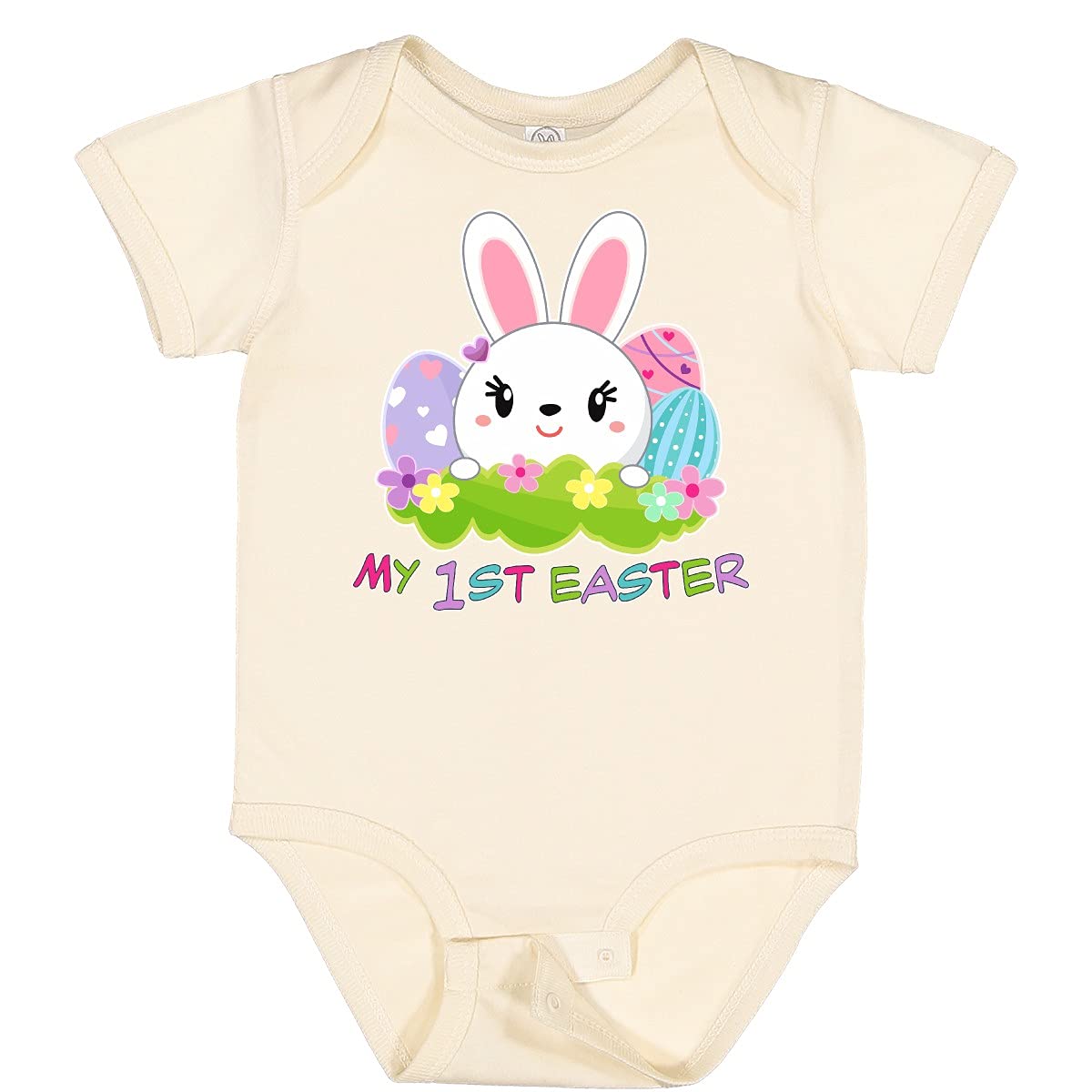 Cute Bunny Easter Baby Bodysuit - Perfect for First Easter Photos