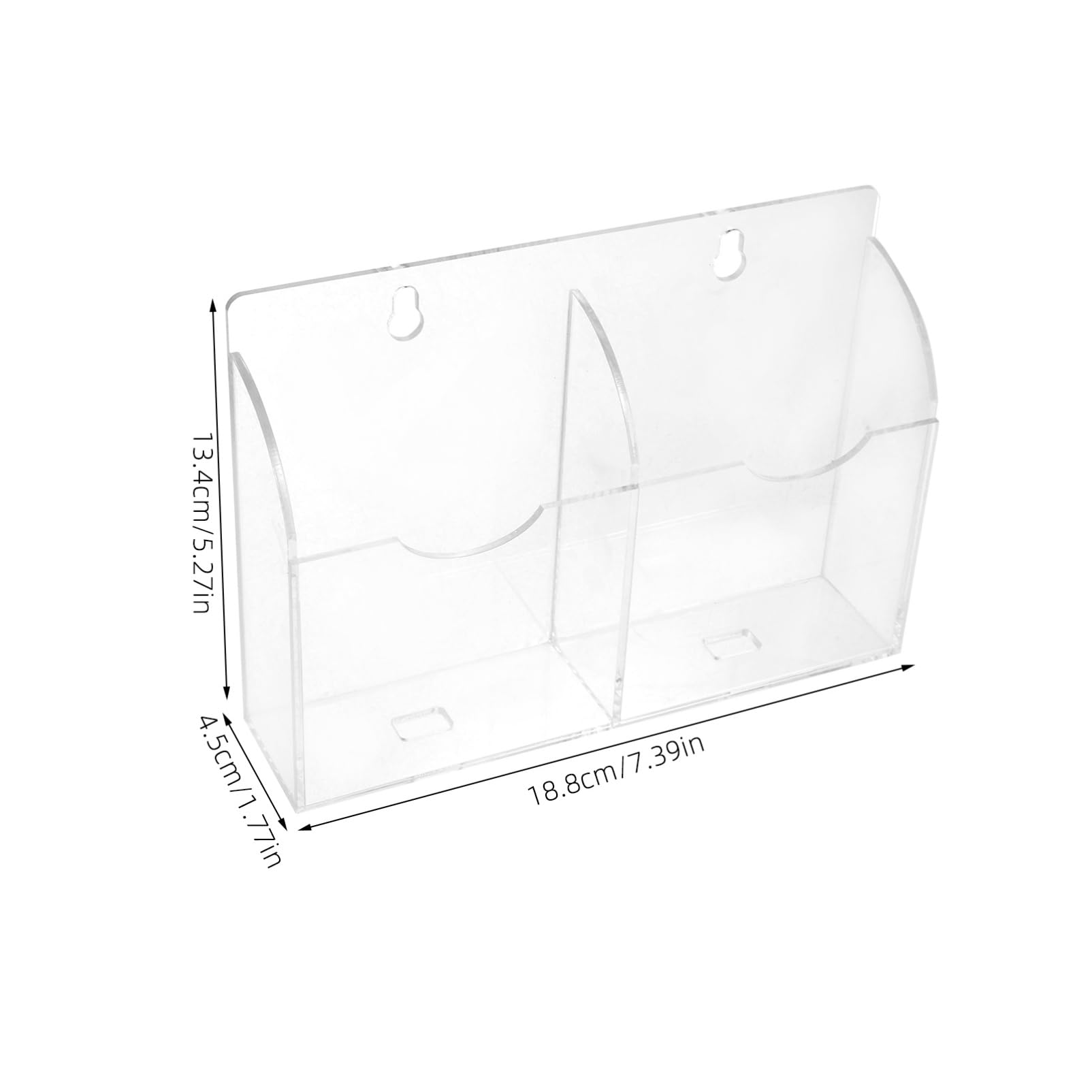 Zerodeko 4pcs Clear Acrylic Ice Maker Spoon Holder & Paddle Hanger Organizer - Perfect for Kitchen, Bar, Lab, and Food Photography Accessories