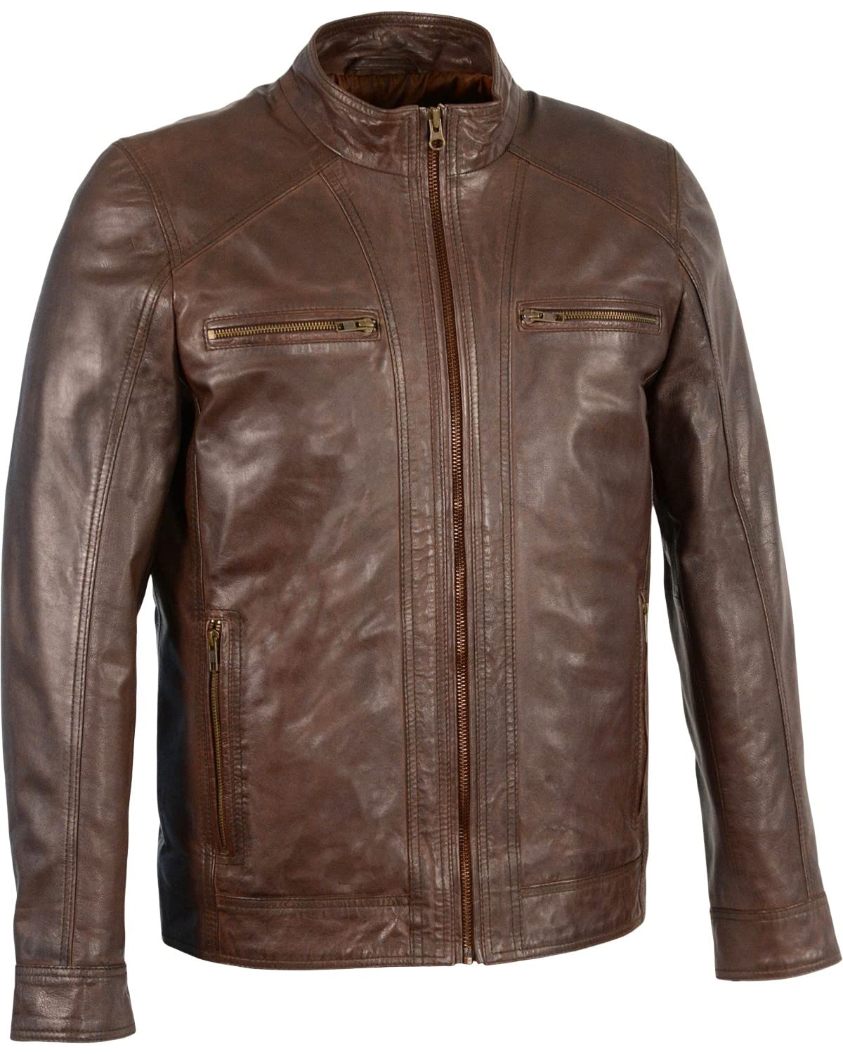 Milwaukee Leather Men's Sheepskin Motorcycle Jacket 3XL (SFM1860) - Black - Premium Biker Jacket for Riding & Casual Wear