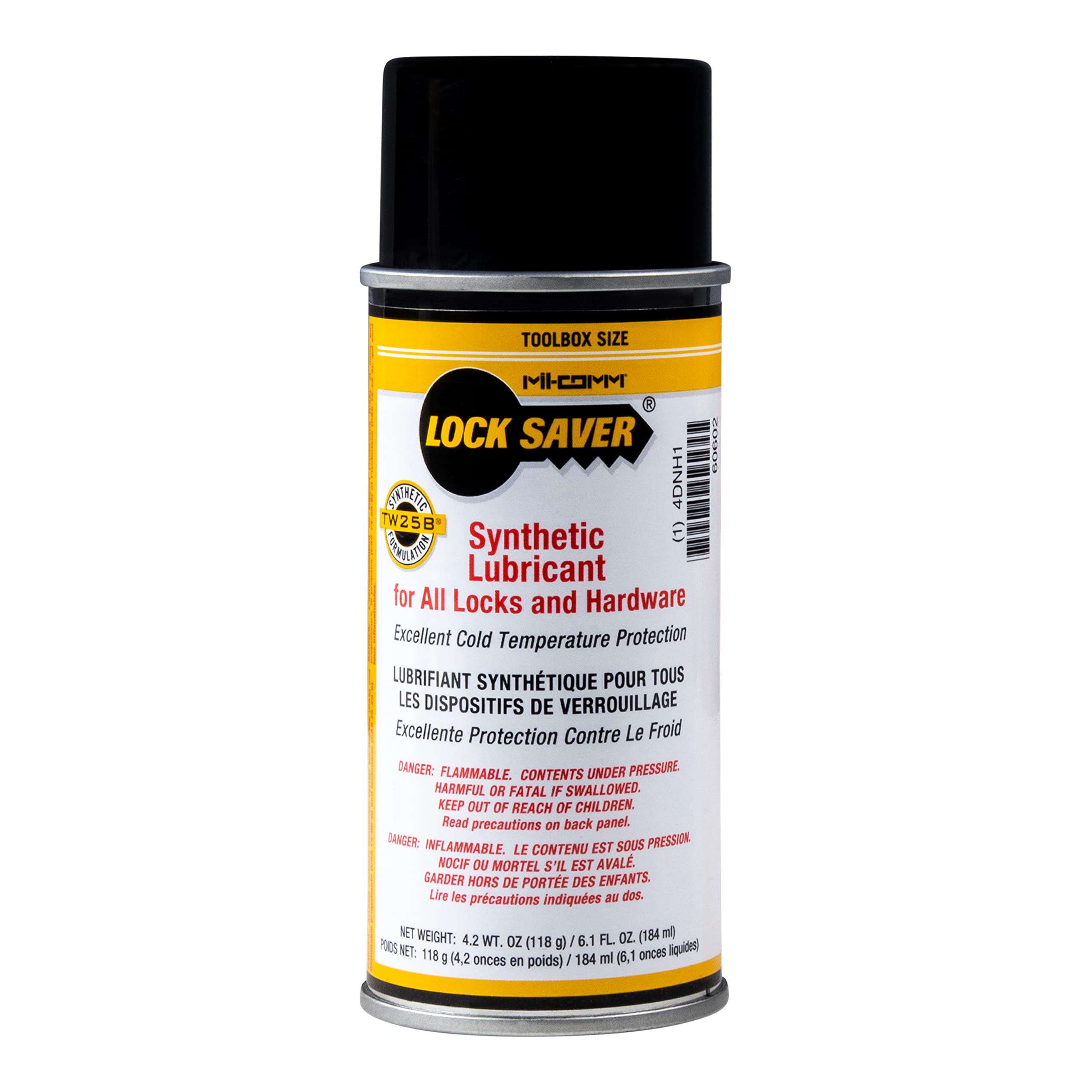 Lock Saver Travel Size Synthetic Lubricant (6.1 oz) - Universal Lubricant for All Door Locks, Padlocks & Bike Locks - Perfect for Home, Travel & Outdoor Use