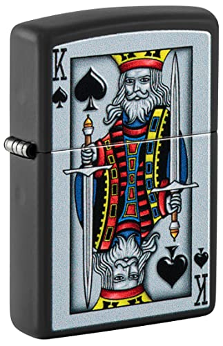 Black Matte Cards King 48488