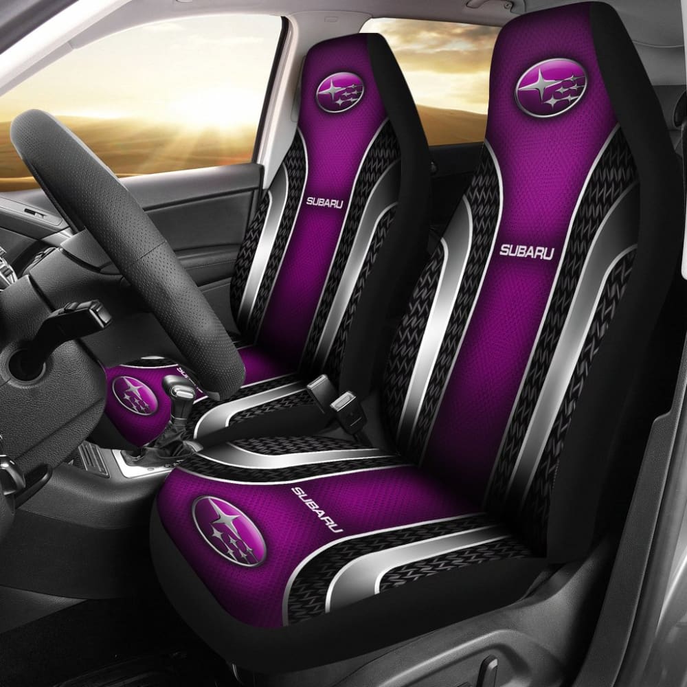 Premium 2-Piece Front Subaru Seat Covers - Soft Pink (Part# 144627) | Universal Fit for Most Subaru Models | Perfect for Car Protection, Custom Style & Comfort Driving