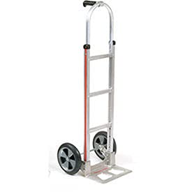 Magliner Aluminum Hand Truck with Pin Handle & Balloon Wheels - Heavy Duty Utility Cart for Moving, Warehouse, Retail & Home Use