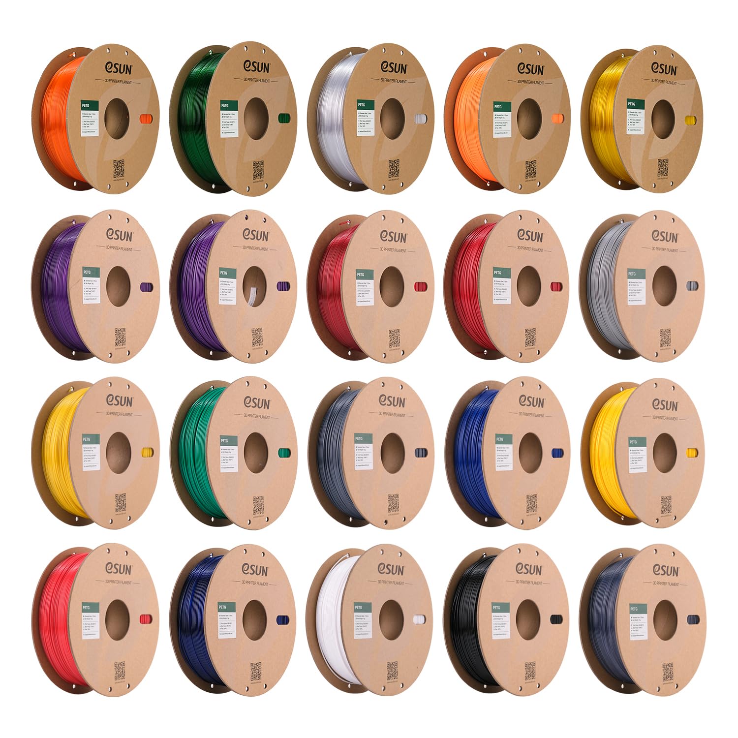 eSUN PETG 3D Printer Filament 1.75mm, 1kg Spool (2.2 lbs) - High Precision +/-0.05mm, Durable Black PETG Filament for 3D Printing - Perfect for Functional Parts, Prototypes & DIY Projects