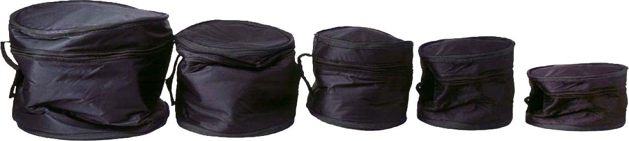 Stagg PBS-2 ECO/5 5-Piece Economy Drum Bag Set - Lightweight Protective Drum Cases for Gigging Musicians & Traveling Drummers