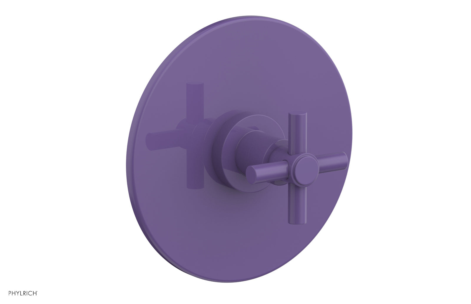 BASIC 1/2 Thermostatic Shower Trim with Tubular Cross Handle DTH134 - Perfect for Bathroom Renovation & Modern Shower Systems