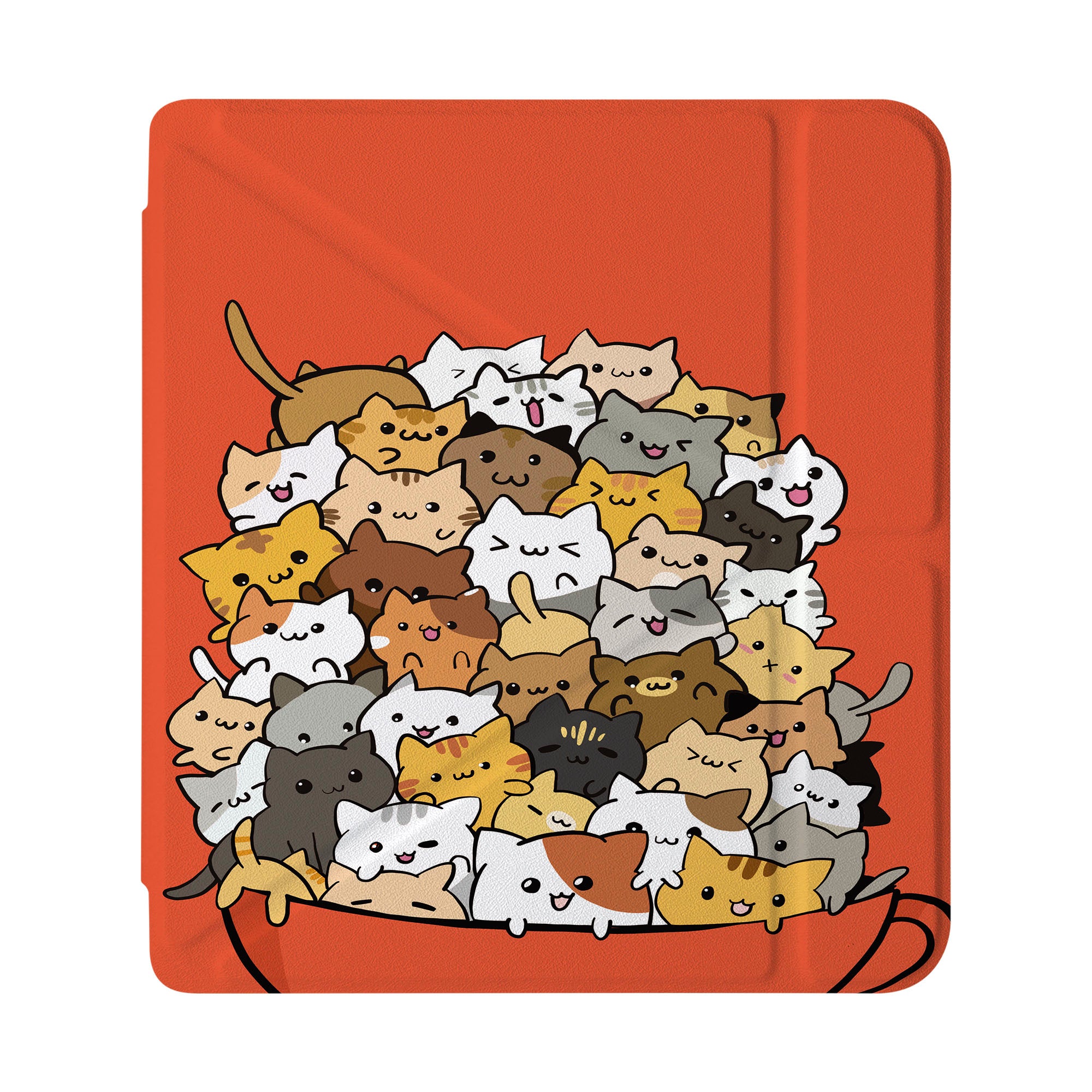 Premium KOBO E-Reader Case with Adorable Cat Design - Perfect for Reading, Travel & Daily Commute