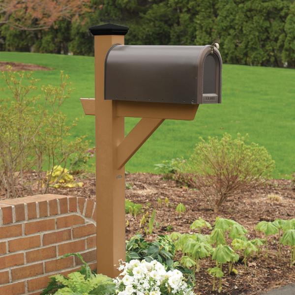 Durable Outdoor Hazleton Mailbox Post - Heavy Duty Steel Mailbox Stand with Anti-Rust Coating for Residential & Commercial Use - Perfect for Driveway, Garden, and Front Yard Installation