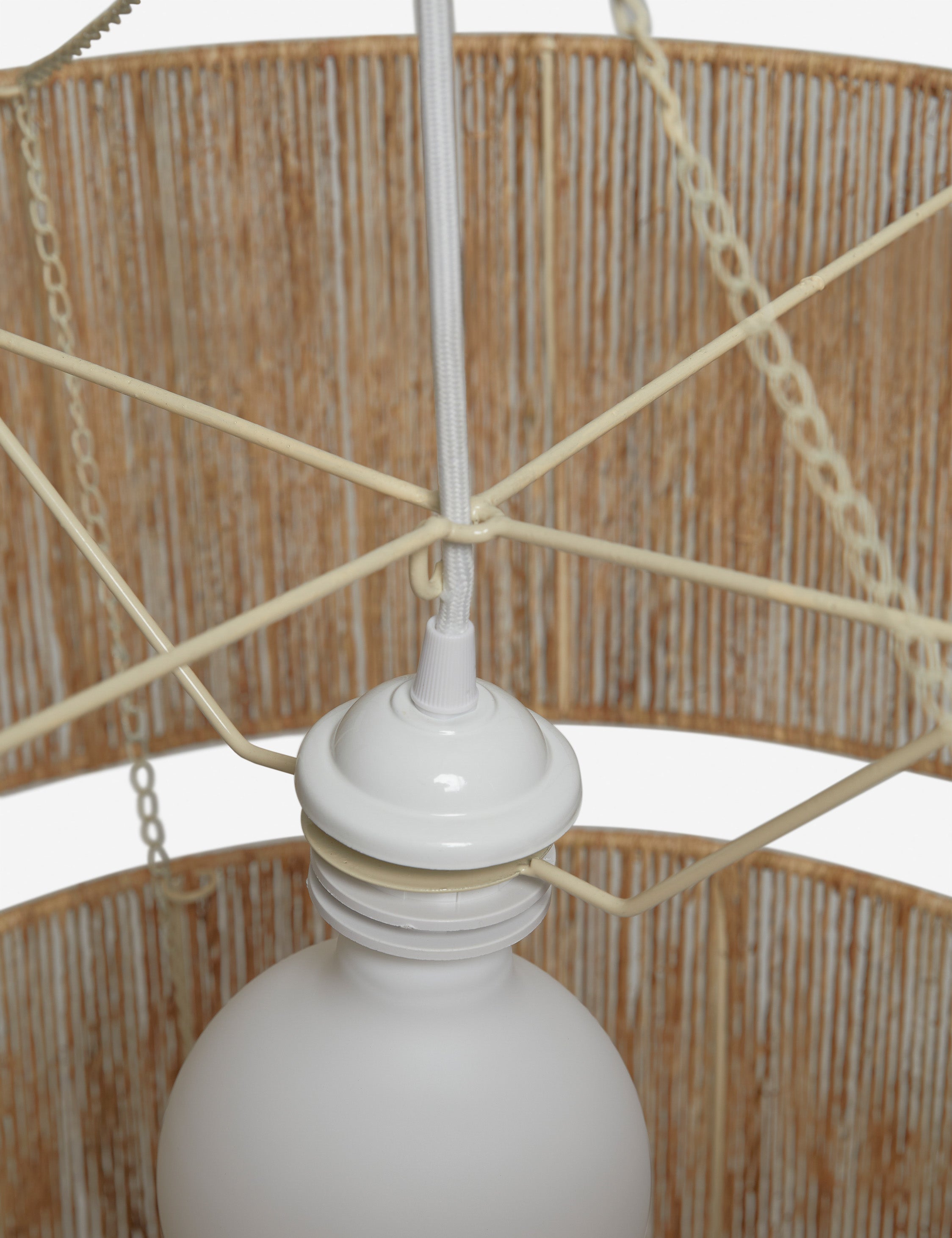 Elegant Chavette Crystal Chandelier - Natural Wood Finish for Dining Room, Bedroom & Living Room Lighting Decor