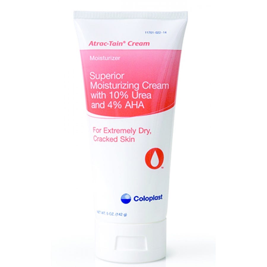 Atrac-Tain Moisturizing Cream - 5 oz Tube (Pack of 12) | Ultra Hydrating Skin Care for Dry Hands, Feet & Body | Perfect for Winter, Eczema & Cracked Skin Relief