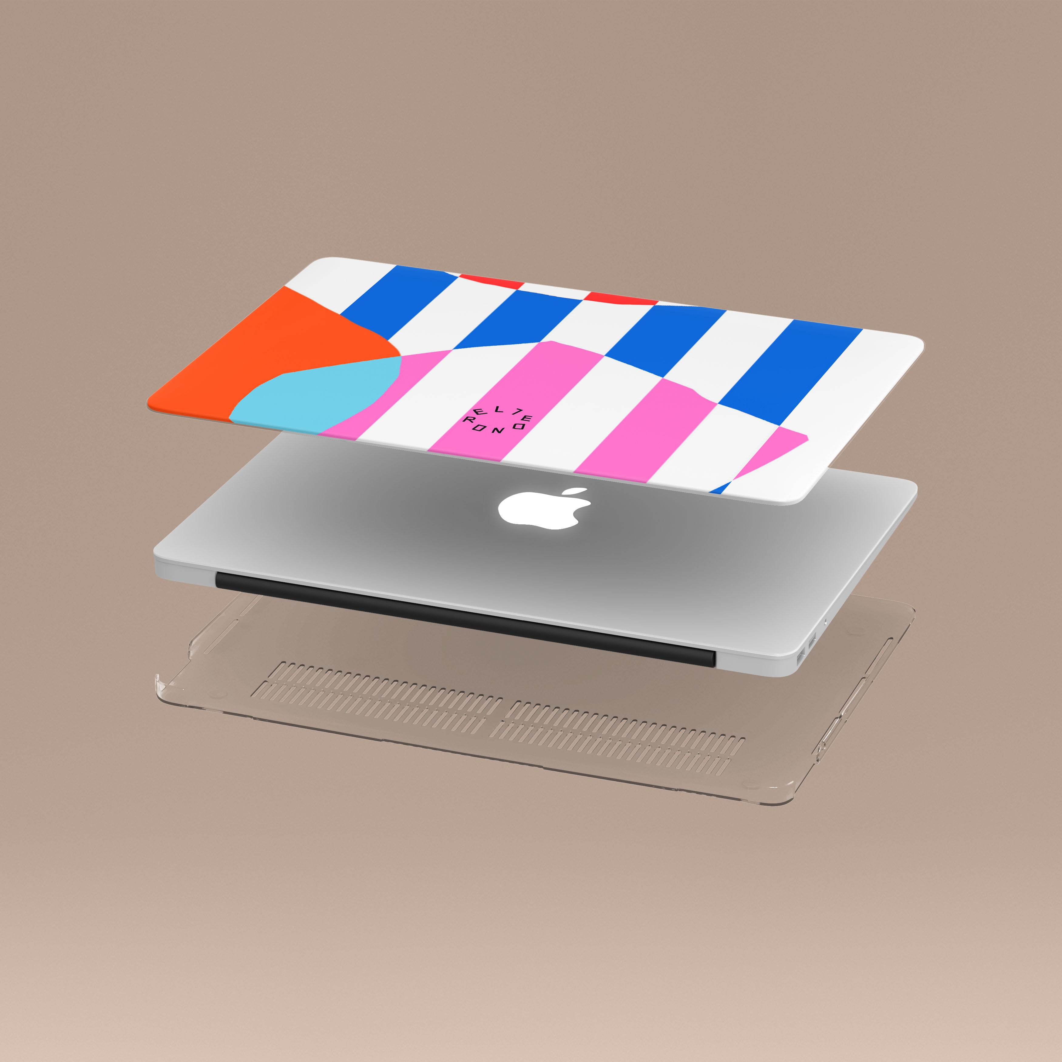 Stripped Symphony MacBook Pro Case 13/15 Inch - Slim Protective Cover for MacBook Air & Pro - Perfect for Work, Travel & School