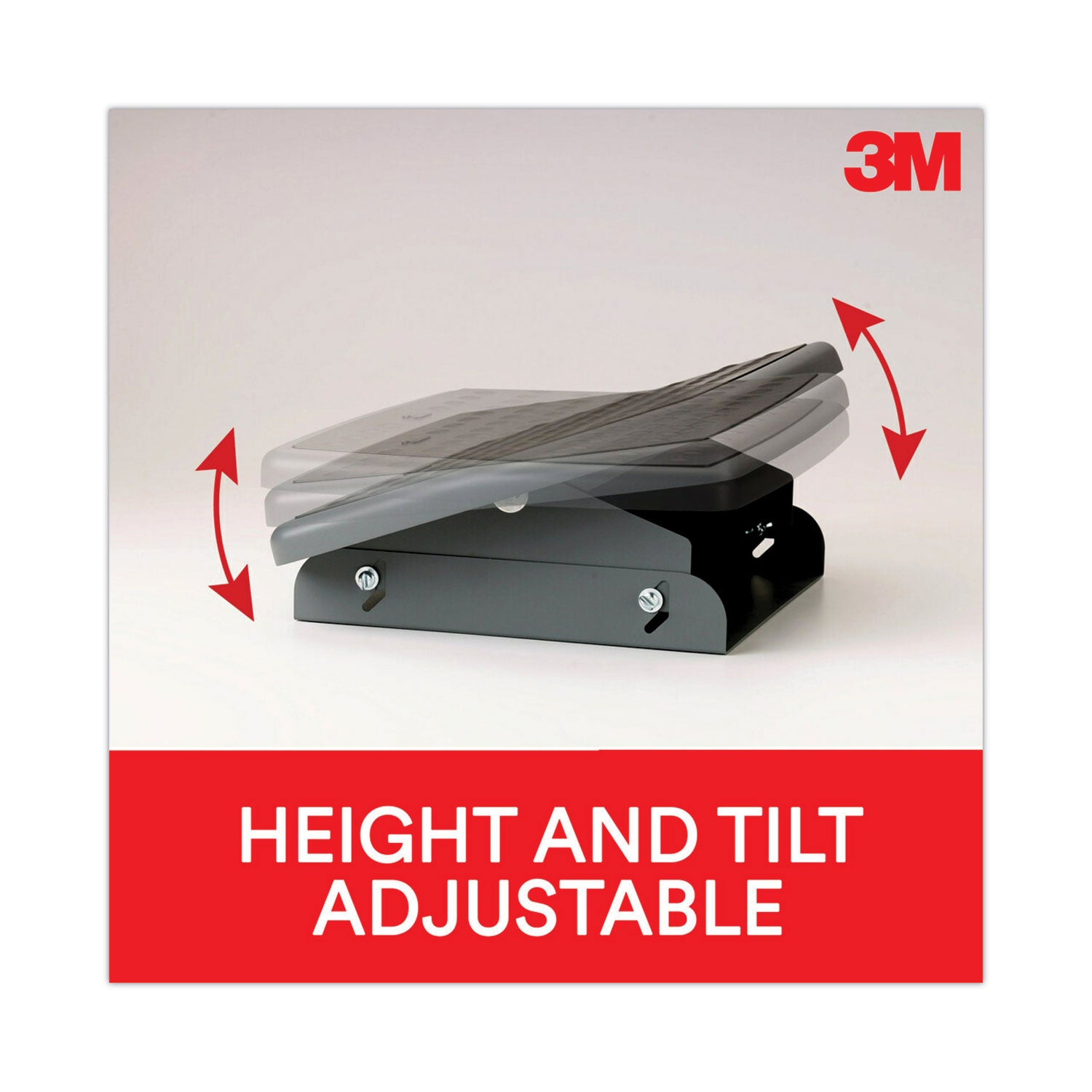 3M™ Adjustable Steel Footrest with Nonslip Surface - 22