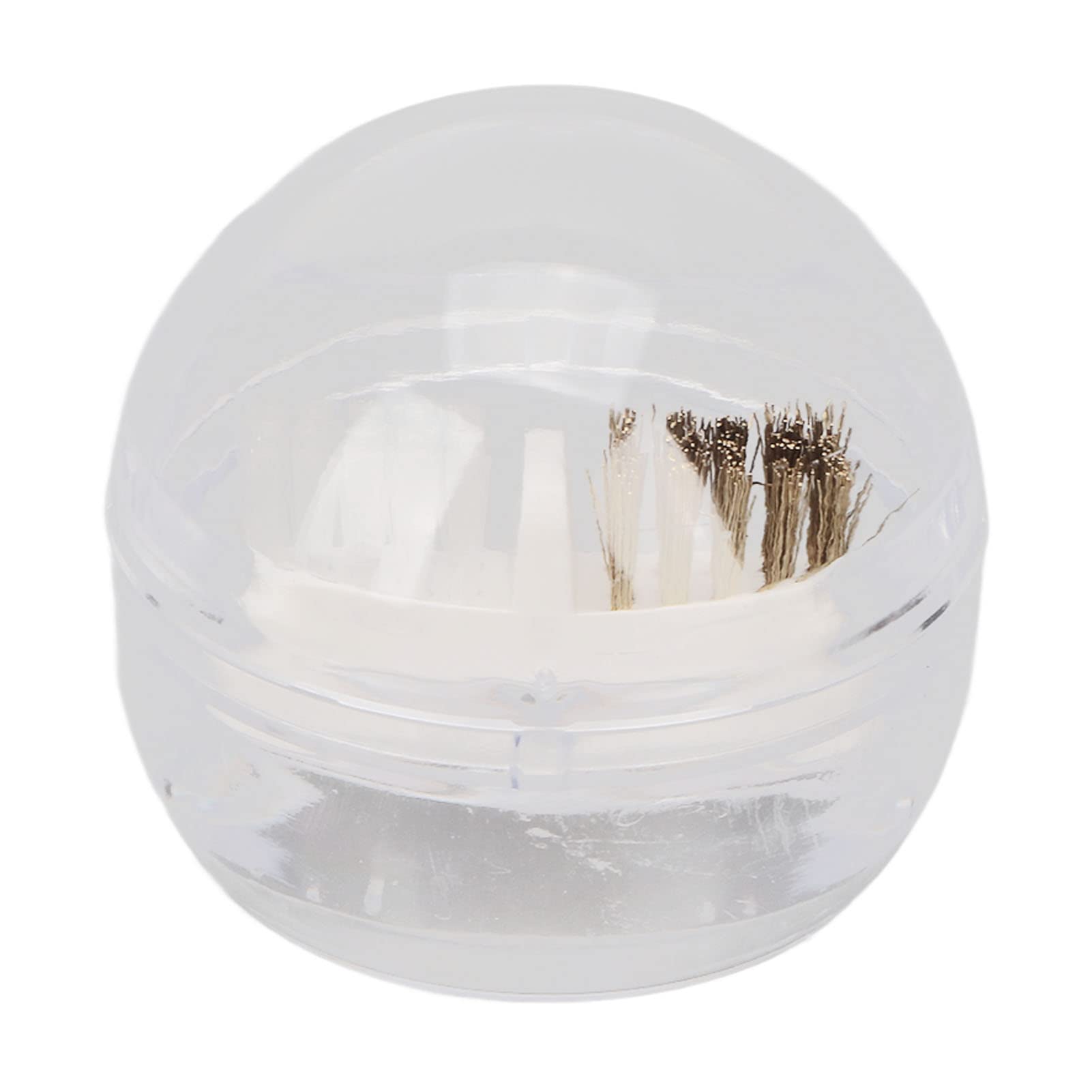 EXCLUZO Nail Tips Cleaning Box - Transparent Brush Organizer for Home & Salon Use