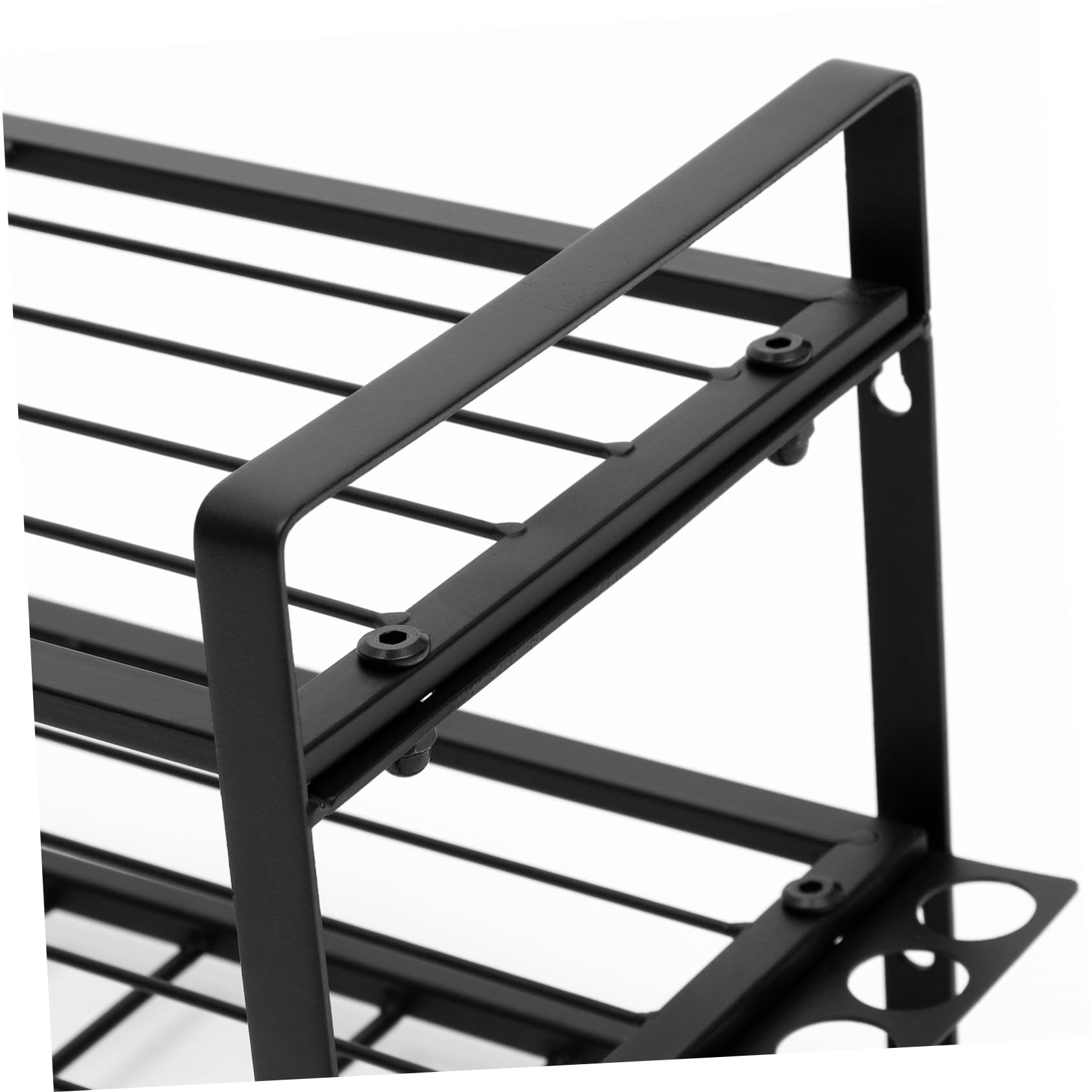 KOMBIUDA 3-Layer Wall Mount Tool Organizer - Heavy Duty Carbon Steel Garage Storage Rack for Screwdrivers, Pliers & Hand Tools - Perfect for Workshop, Garage & DIY Projects