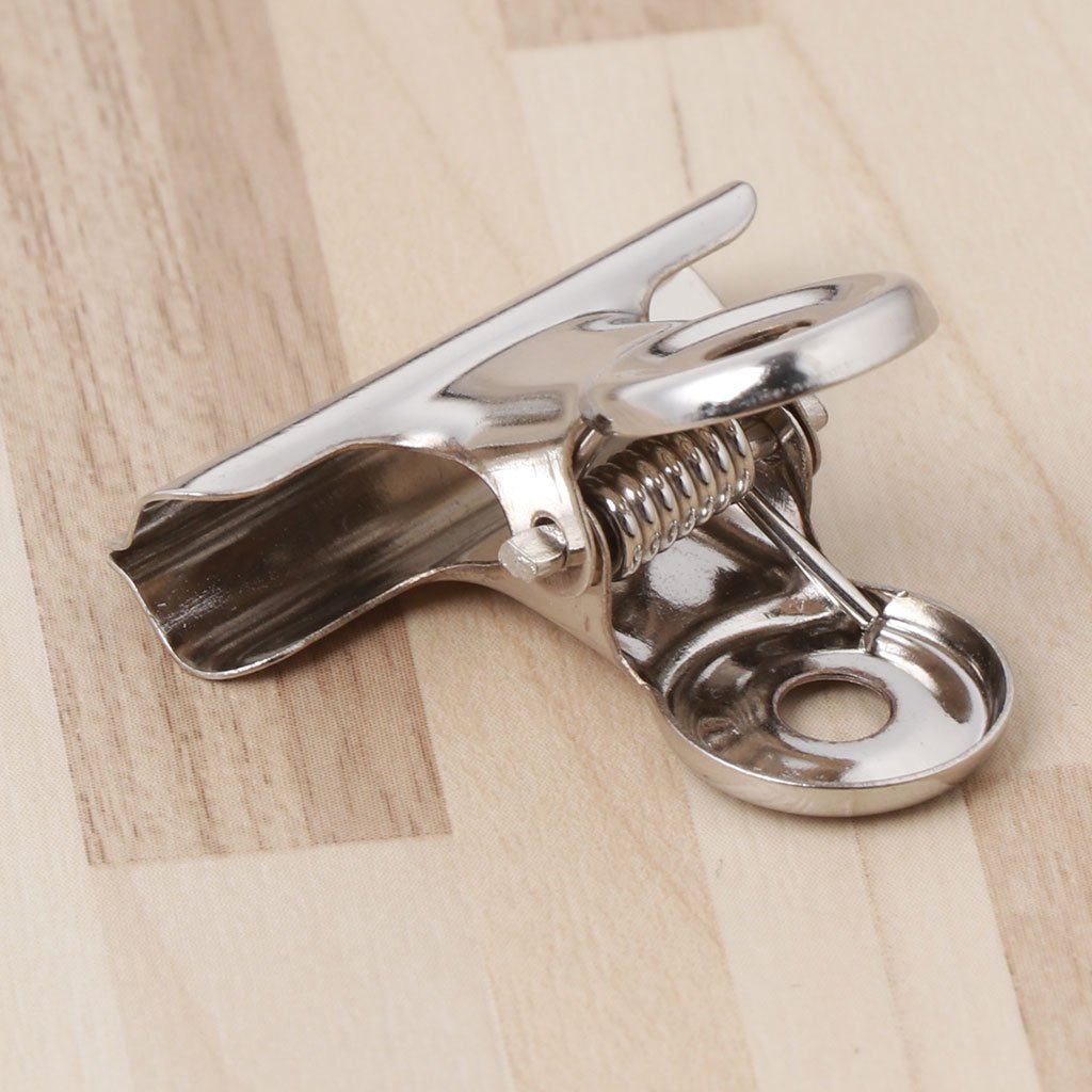 10 Pack Heavy Duty Metal Binder Clips - 1.22 Inch (3.1cm) Bulldog Clips for Office, School, Kitchen - Perfect for Organizing Documents, Sealing Food Bags, Holding Tickets & Papers