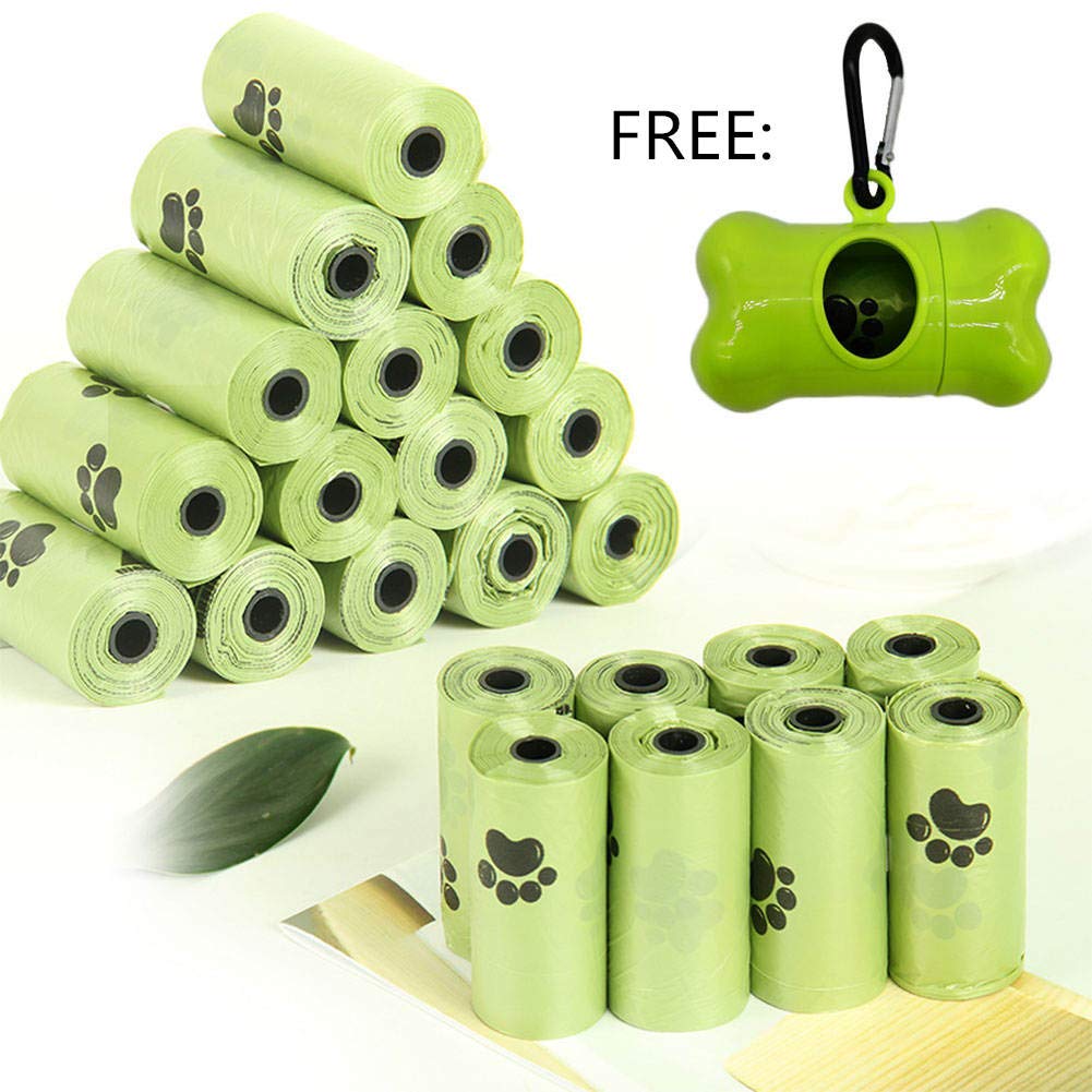**Eco-Friendly Dog Poop Bags - 750 Count (50 Rolls) with Free Dispenser | Biodegradable Pet Waste Bags for Dogs, Puppies & Cats | Perfect for Walks, Parks & Travel**