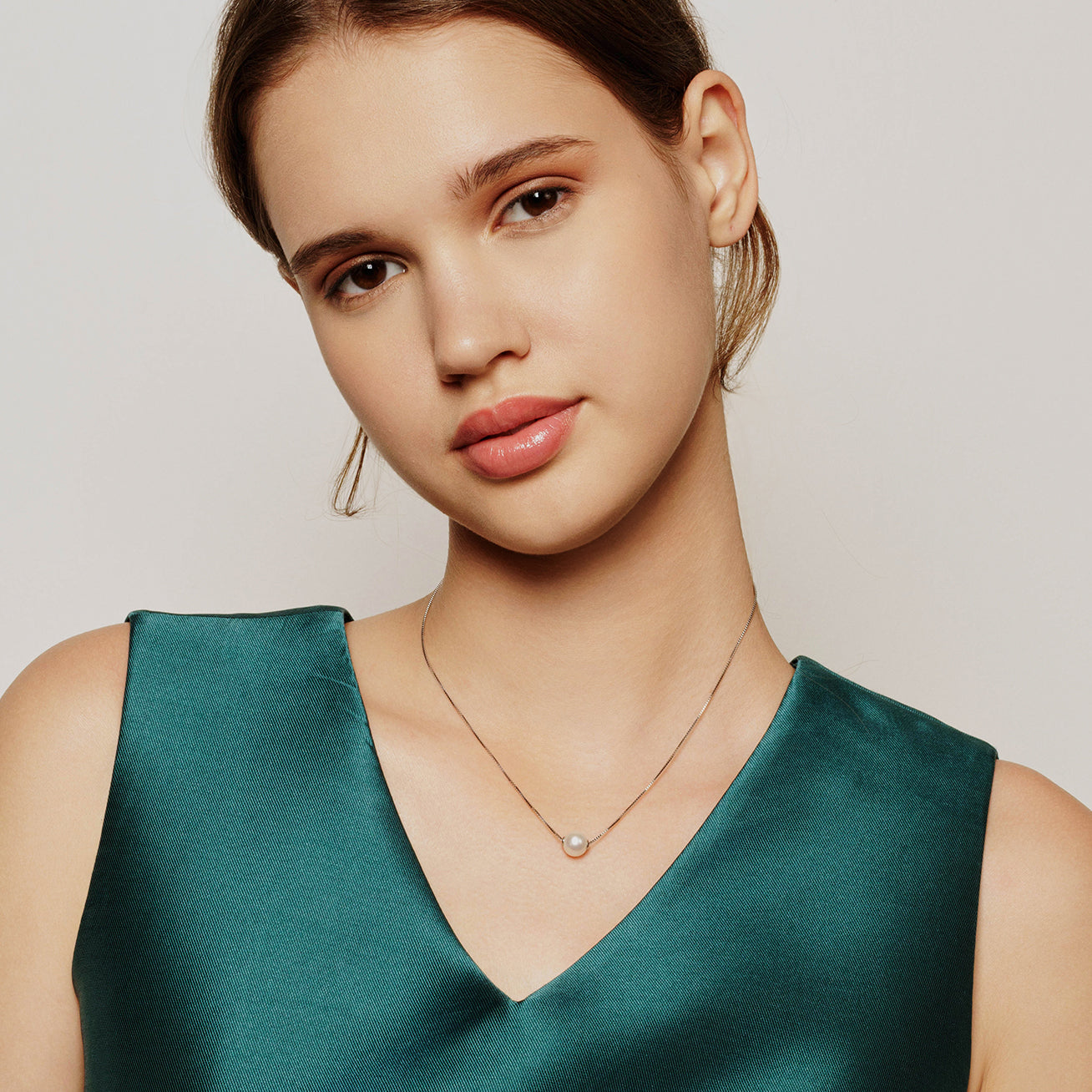 18K Solid Gold Australian White South Sea Pearl Necklace - Luxury Women's Jewelry Gift for Wedding, Anniversary & Special Occasions | Elegant Pearl Pendant for Formal Events & Evening Wear