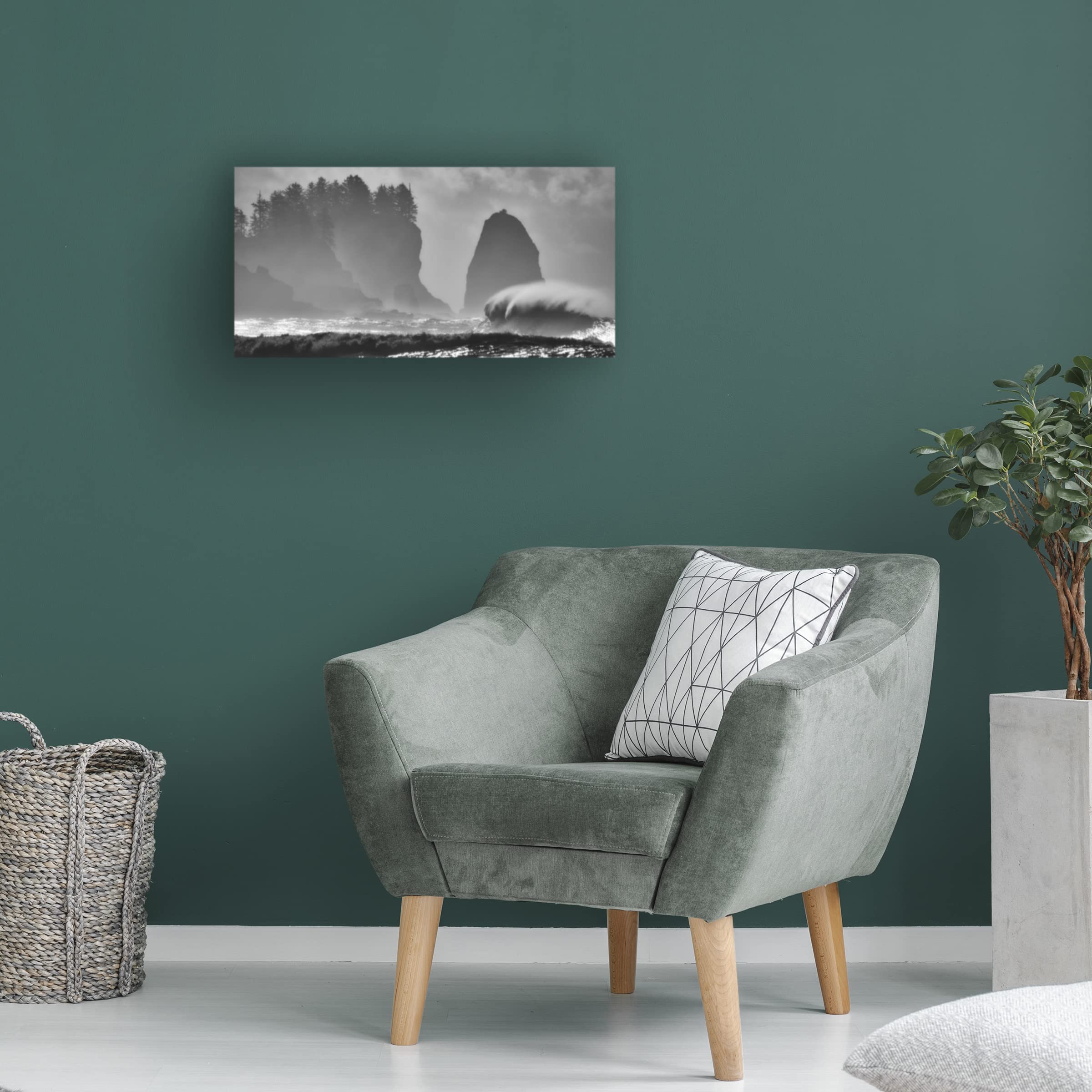 Trademark Fine Art 'Fury' Canvas Wall Art by Alain Turgeon - Modern Abstract Painting for Living Room, Bedroom & Office Decor