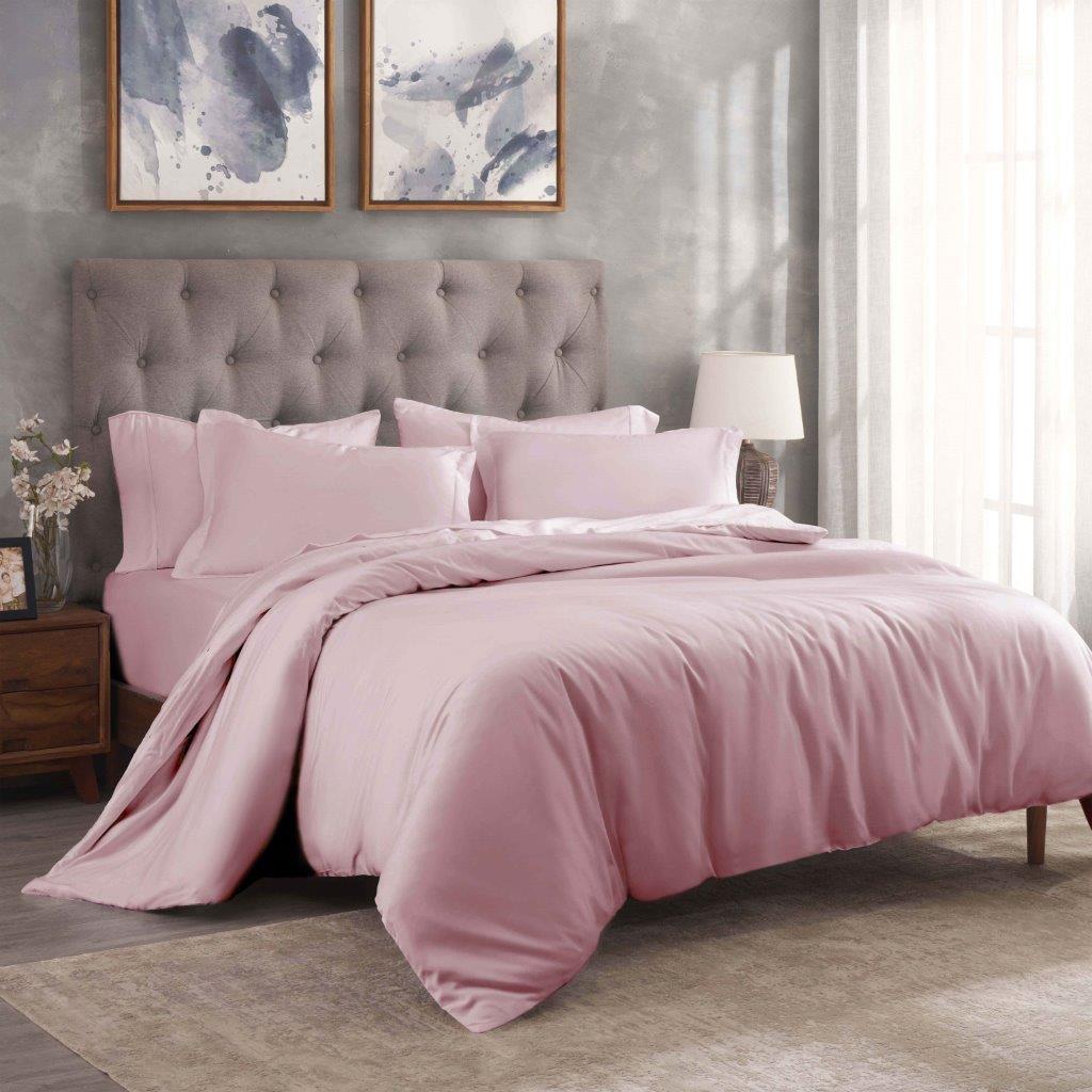 Premium 100% Egyptian Cotton Duvet Cover Set - 300 Thread Count, Breathable & Soft Bedding for All Seasons - Perfect for Master Bedroom, Guest Room & Luxury Hotels