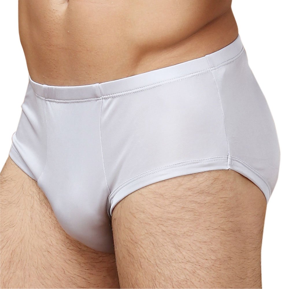 Premium Pure Silk Knitted Men's Briefs - Soft Breathable Underwear for Comfort & Luxury - Perfect for Travel, Sleep & Everyday Wear