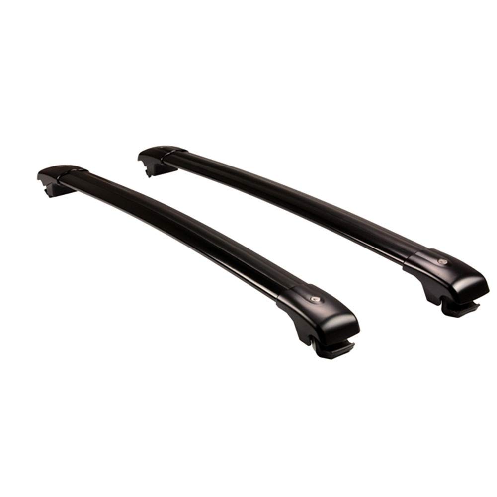 2Pcs Universal Black Roof Rack Cross Bars for Toyota Highlander & Kluger 2014-2019 - Heavy Duty Cargo Carrier Kit for SUV Luggage, Bikes, Kayaks & Outdoor Gear - Perfect for Road Trips & Adventure Travel