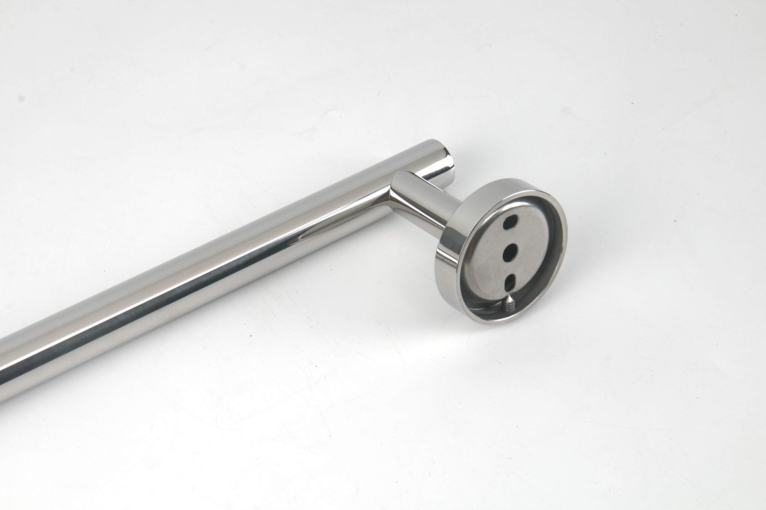 Premium TocTen 9Inch Stainless Steel Towel Holder - Thickened SUS304 Bathroom Towel Ring, Heavy Duty Wall Mounted Towel Rack for Kitchen & Bathroom (Polished Chrome) - Perfect for Spa, Guest Bath & Luxury Home Decor