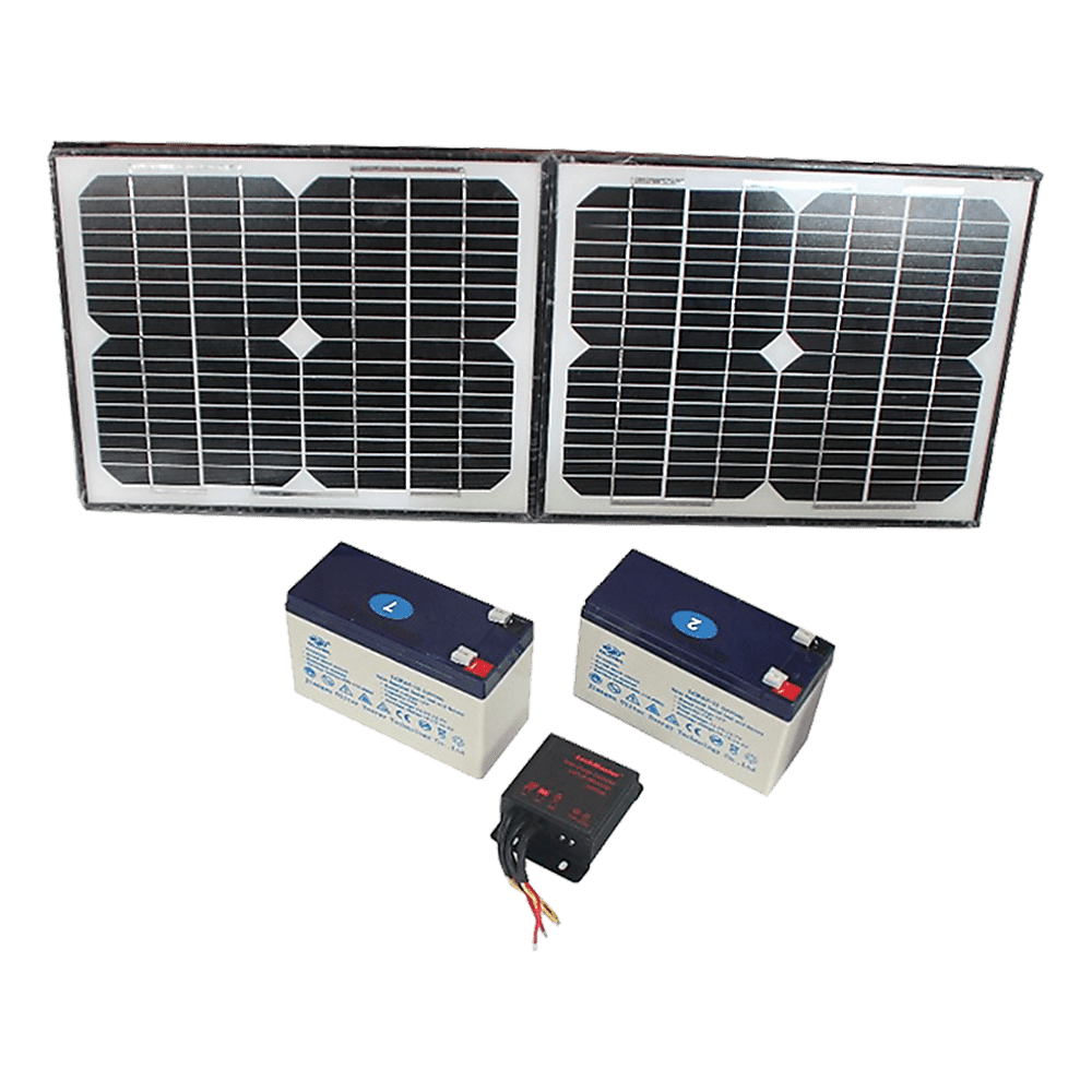 1000KG Heavy Duty Solar Powered Automatic Sliding Gate Opener with 4m Rail - Ideal for Driveway, Warehouse & Commercial Property Security