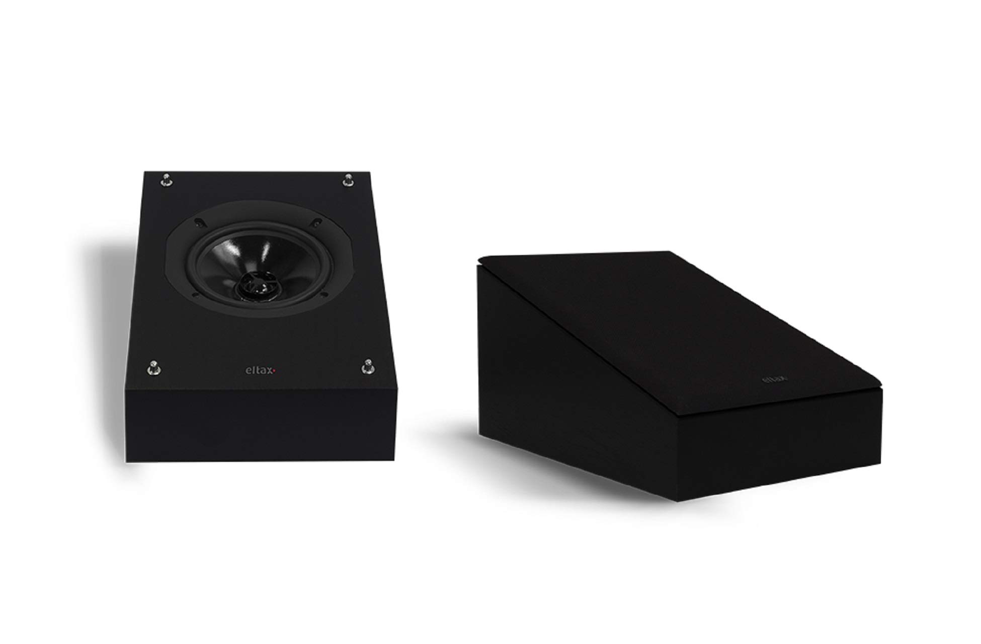 Eltax Monitor Atmos Black - Premium Atmos Speakers (Pair) for Immersive Home Theater & Dolby Surround Sound Experience