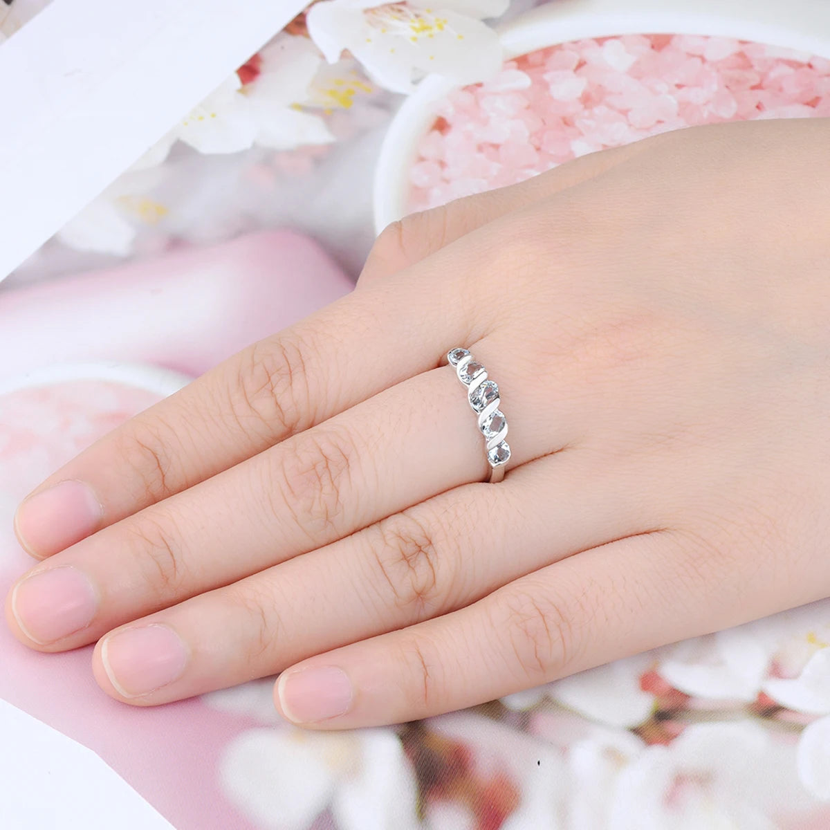 Deep Affection Ring - Elegant Sterling Silver Promise Ring for Women, Romantic Gift for Her - Perfect for Anniversaries, Engagements & Special Occasions