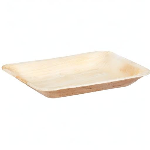 Eco-Friendly Palm Leaf Plates 25-Pack - Biodegradable & Compostable Disposable Dinnerware, 6