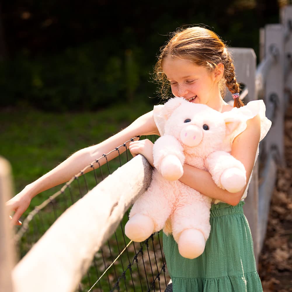 Vermont Teddy Bear 18 Inch Pink Pig Stuffed Animal - Ultra Soft Plush Toy for Kids, Gifts & Nursery Decor | Perfect for Birthdays, Valentine's Day & Cuddling